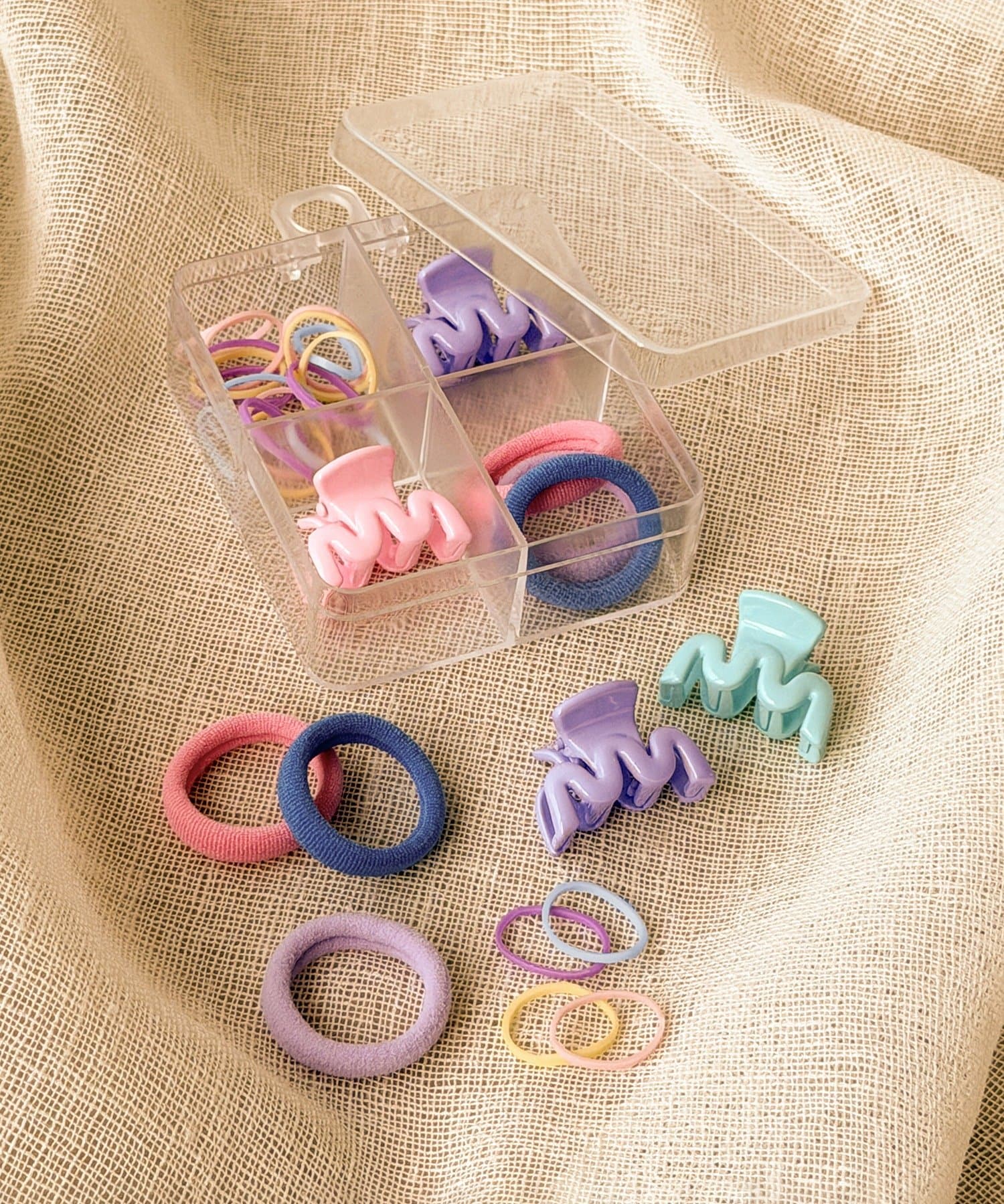 3COINS(スリーコインズ) カラフルヘアアクセセット