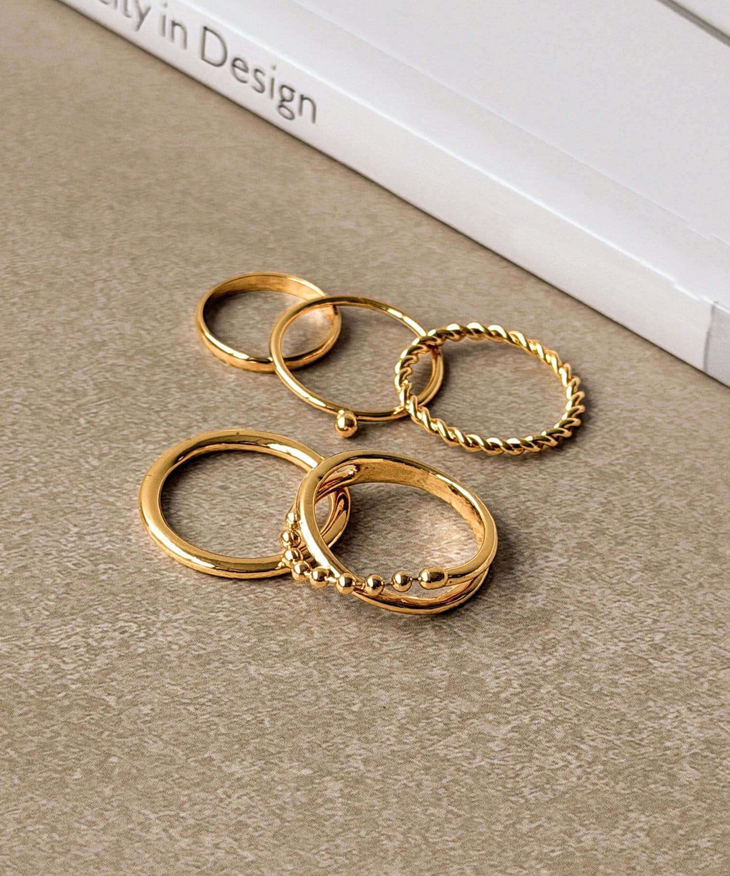 3COINS(スリーコインズ) リングボール5個セット