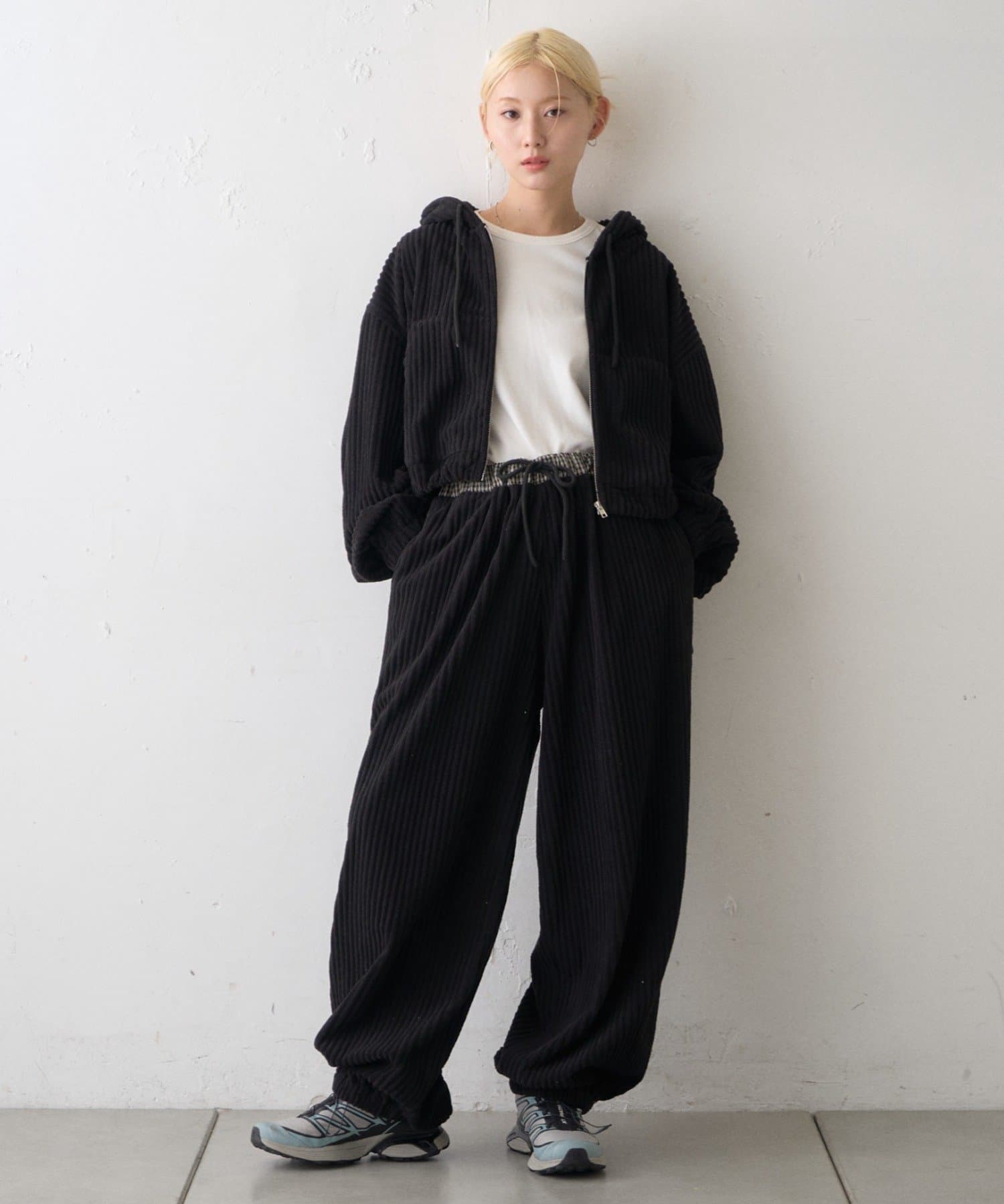 CIAOPANIC TYPY(チャオパニックティピー) 【WEB限定】ふわもこ太畝コーデュロイイージーパンツ