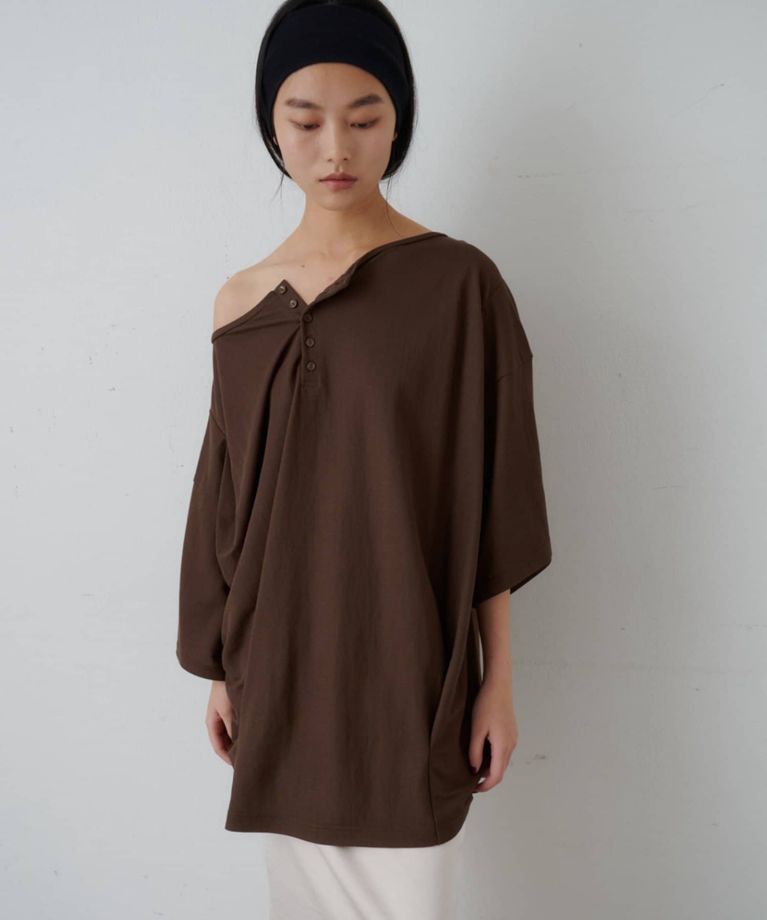 OUTLET(アウトレット) 【SHENERY】2WAYヘンリーBIGTee