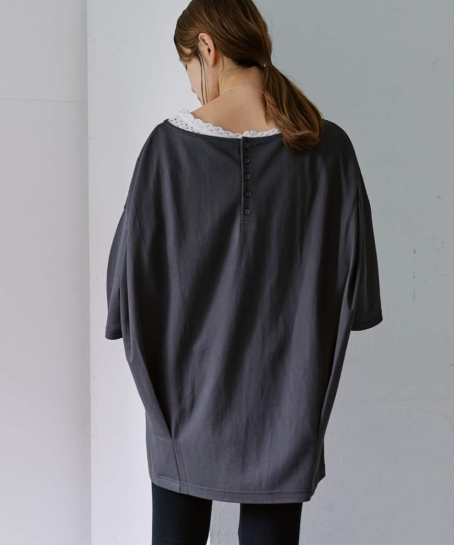 OUTLET(アウトレット) 【SHENERY】2WAYヘンリーBIGTee