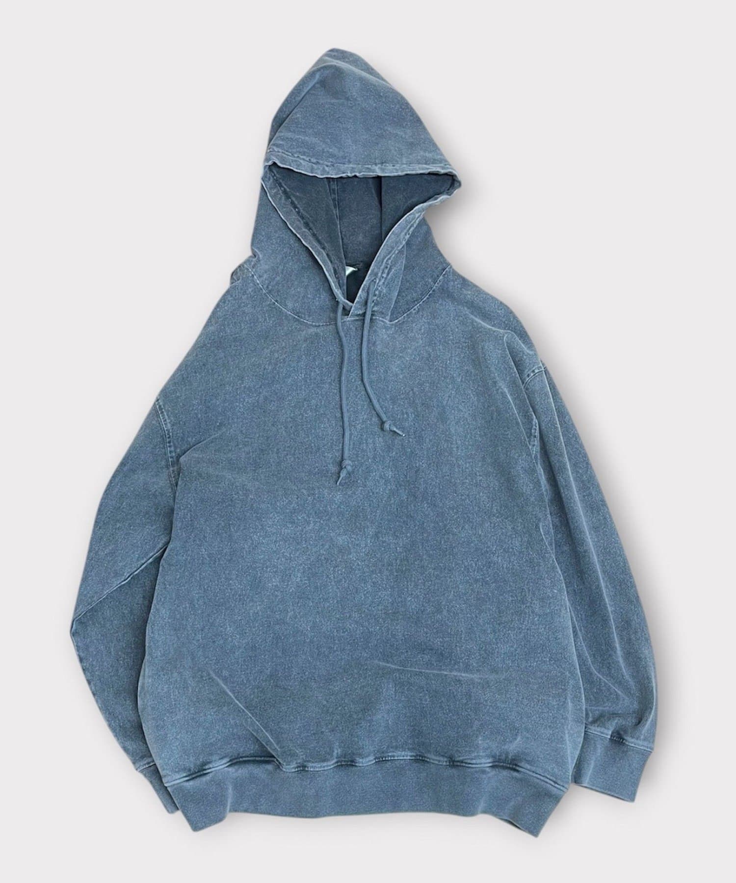 FREDY & GLOSTER(フレディ アンド グロスター) 【ロンT以上、パーカー未満】ケミカル加工 フードロンT