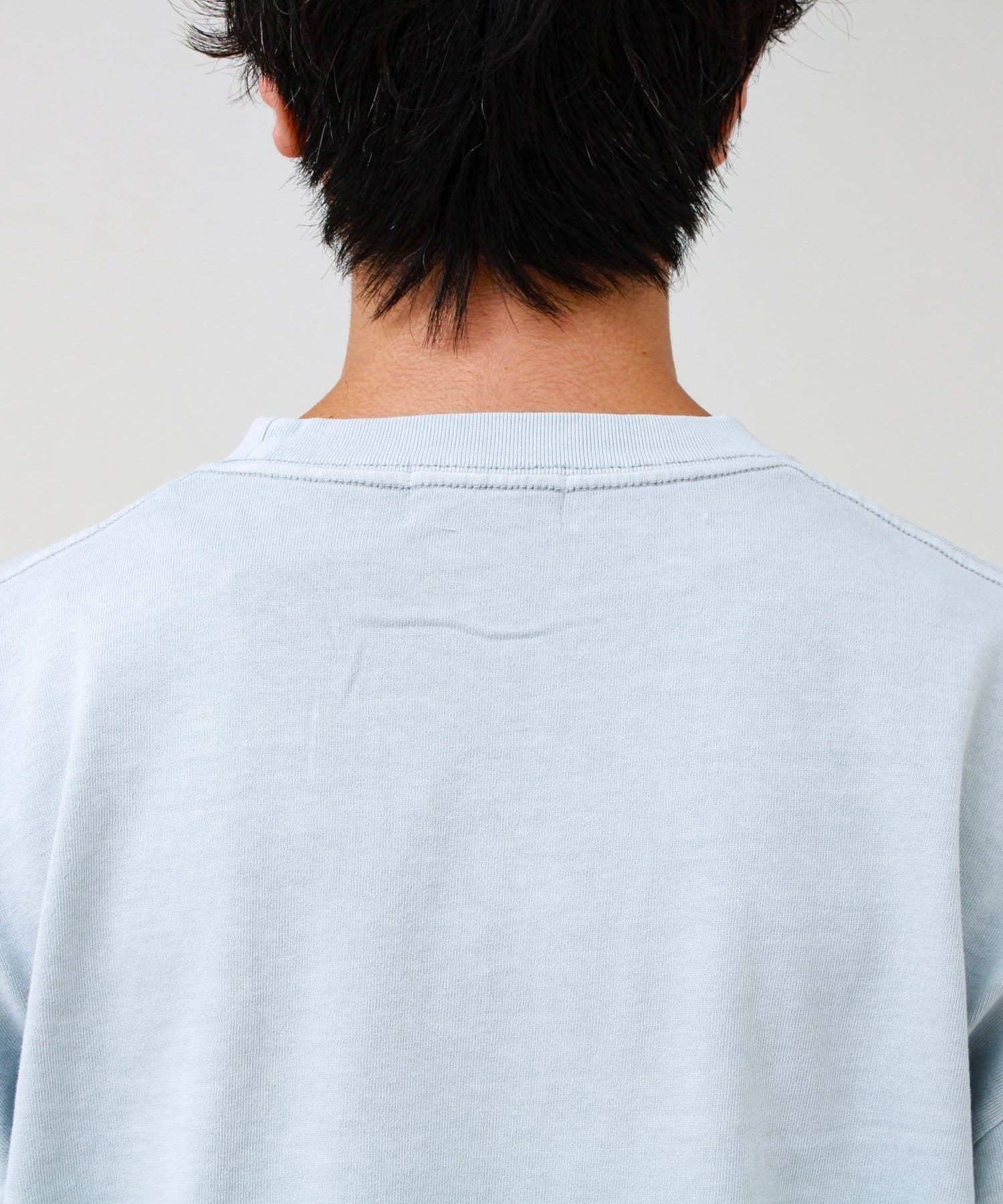 FREDY & GLOSTER(フレディ アンド グロスター) 【1枚でレイヤード完成】ピグメント加工 フェイクレイヤードロンT