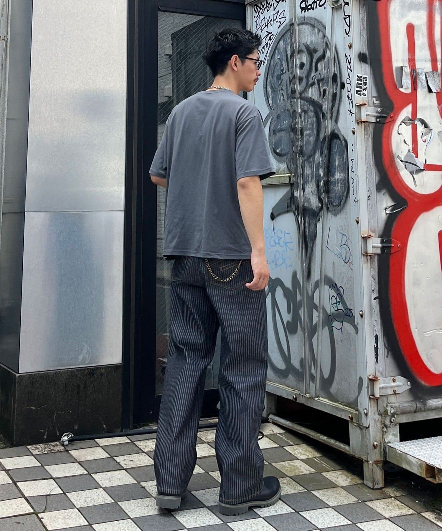 CIAOPANIC(チャオパニック) 【cian denim/シアンデニム】ルーズストレートデニム