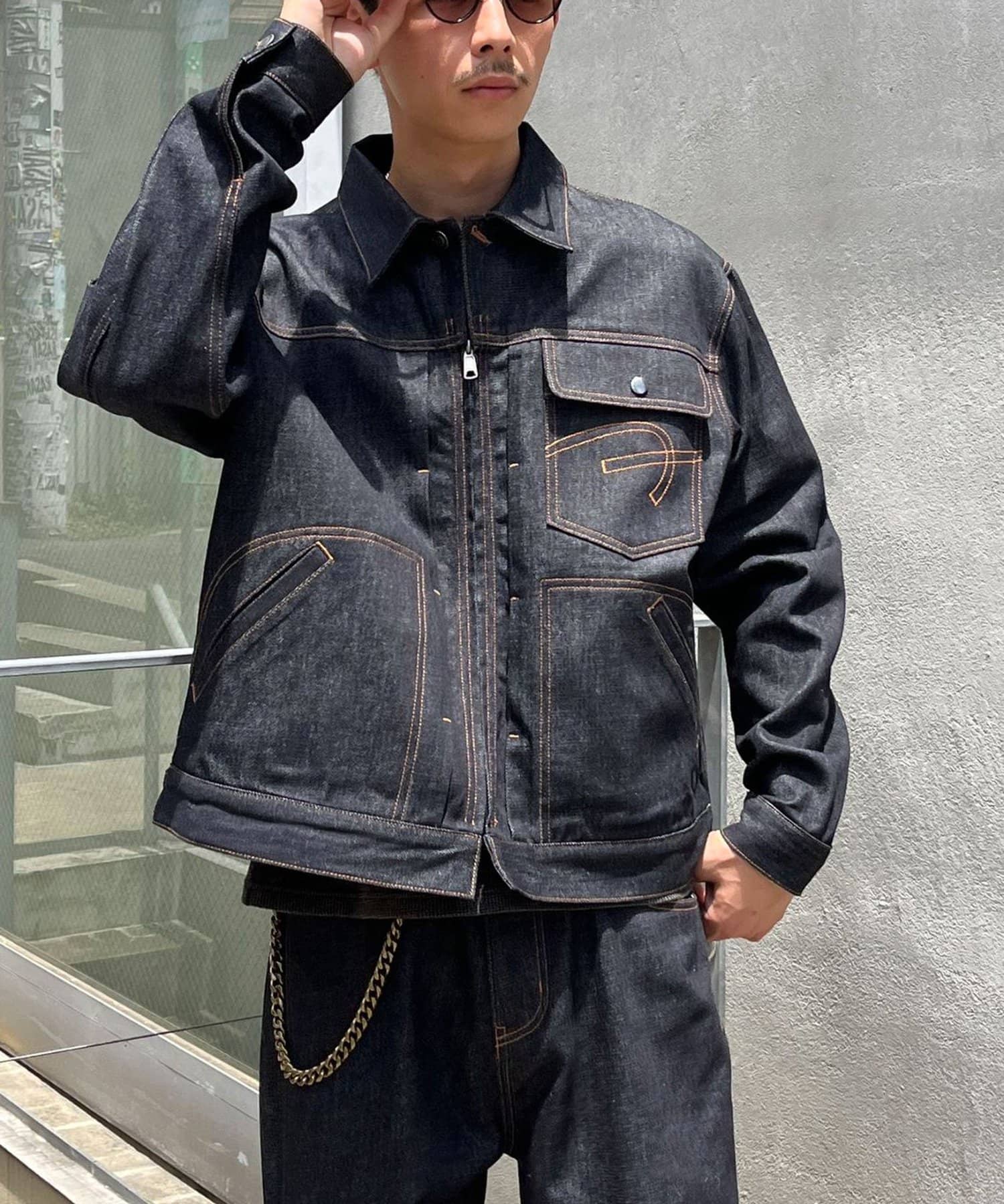CIAOPANIC(チャオパニック) 【cian denim/シアンデニム】クロップドデニムジャケット
