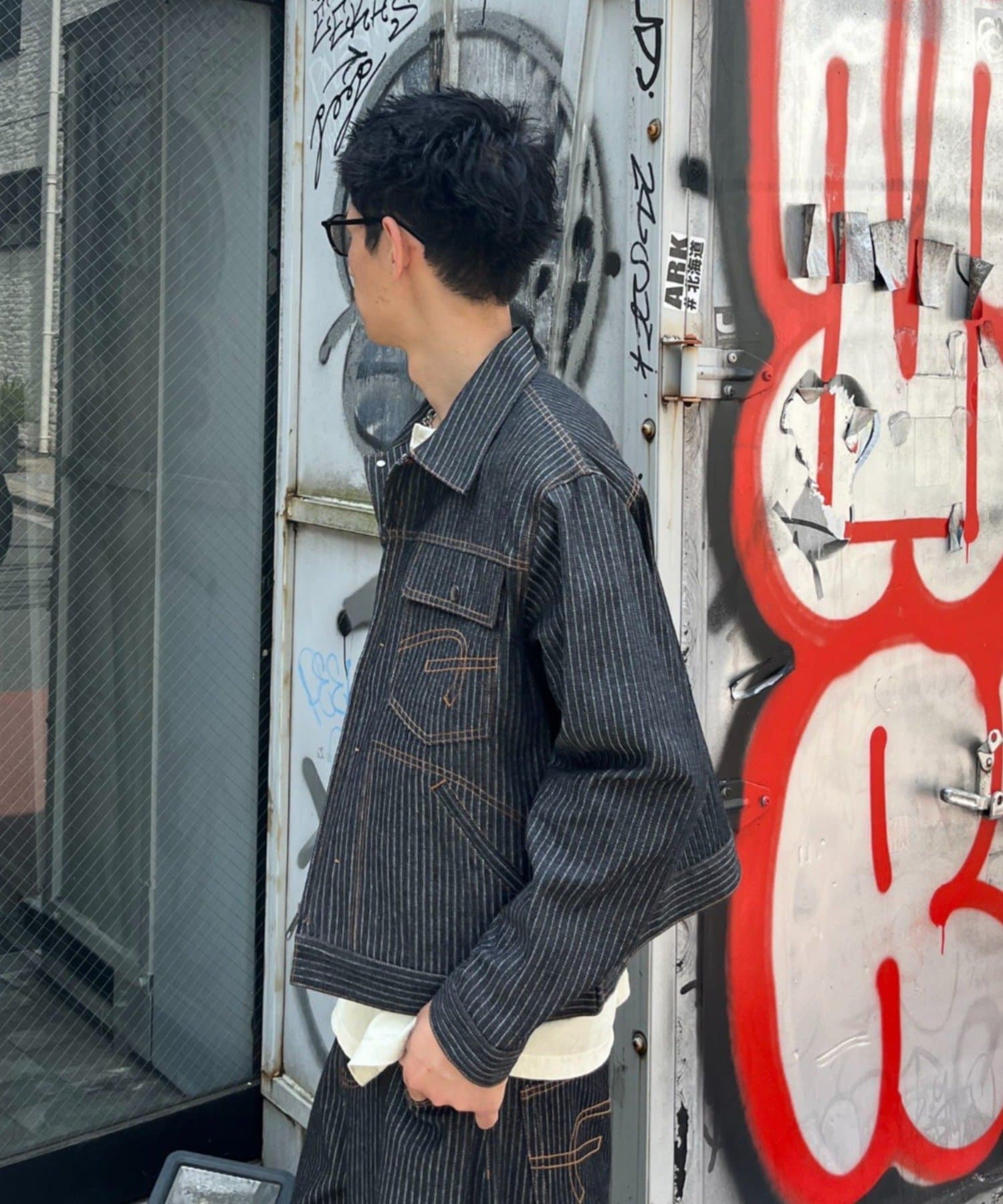CIAOPANIC(チャオパニック) 【cian denim/シアンデニム】クロップドデニムジャケット