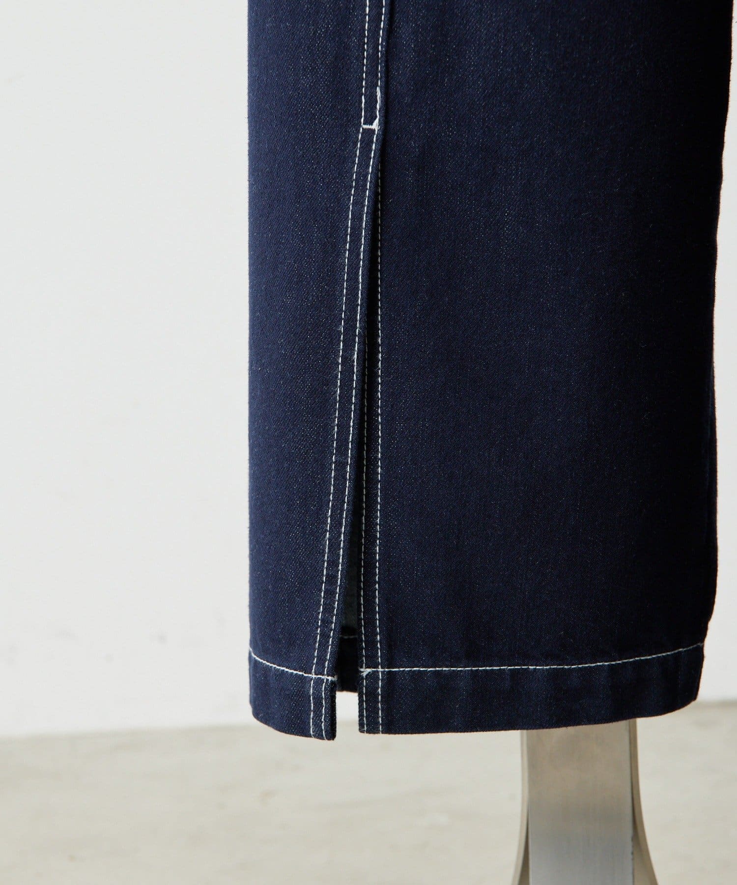 ear PAPILLONNER(イア パピヨネ) 《前後どちらを前にしても履ける!》2WAYデニムパンツ【SUM1 STYLE(スミスタイル)】