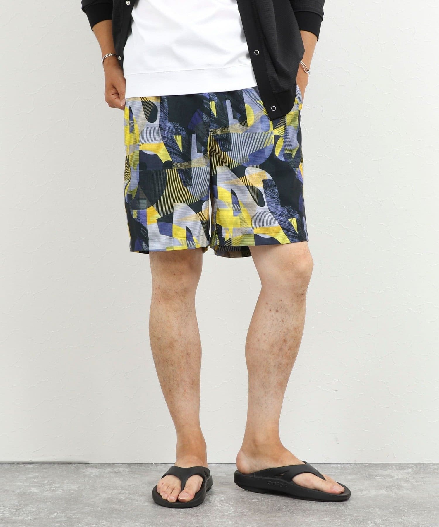 NOLLEY'S(ノーリーズ) 《一部セットアップ対応》Dot Air 総柄ショートパンツ 26SS