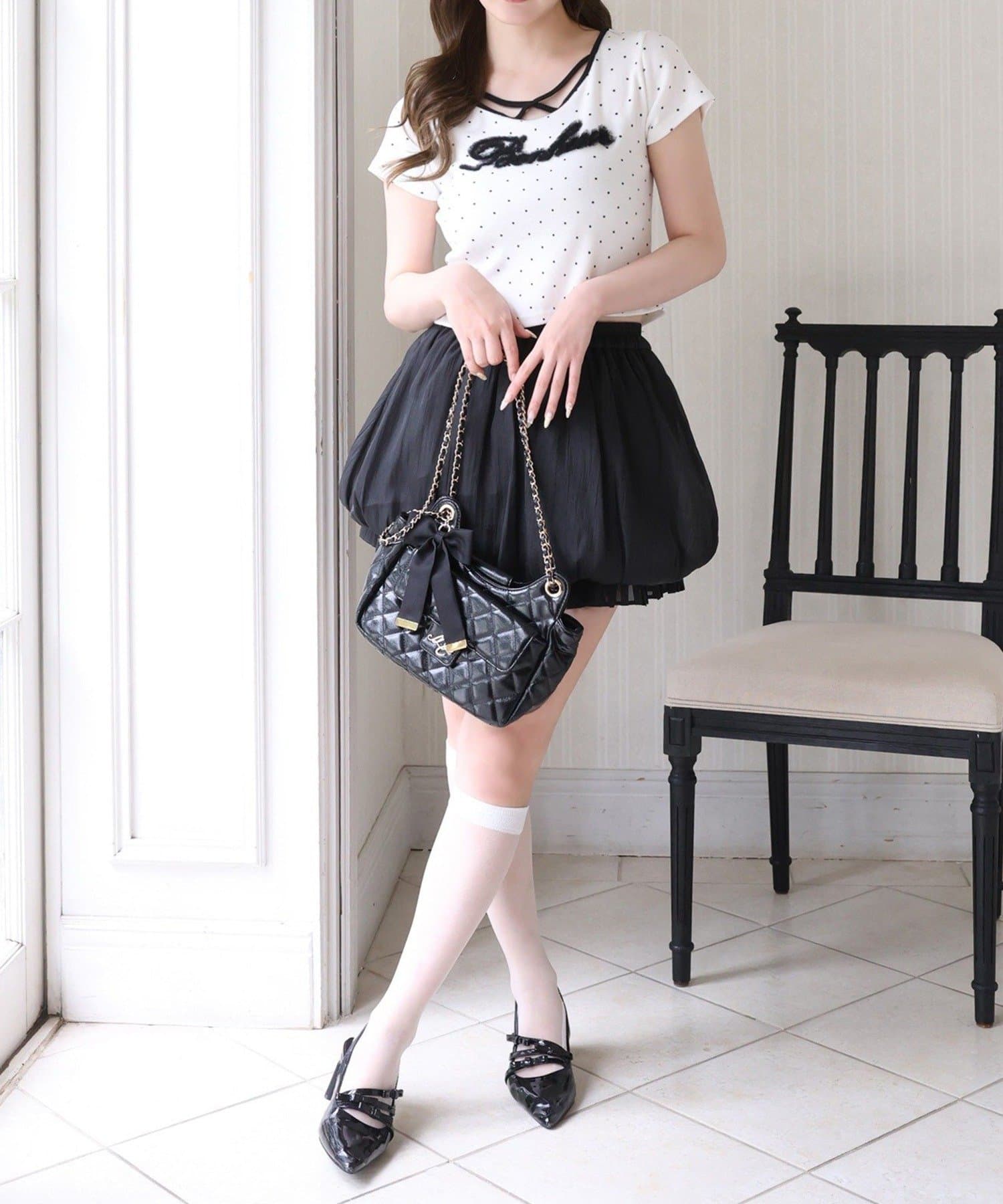 NICE CLAUP / OLIVE des OLIVE OUTLET(ナイスクラップ  / オリーブ デ オリーブ アウトレット) 【one after another】シアーバルーンスカパン