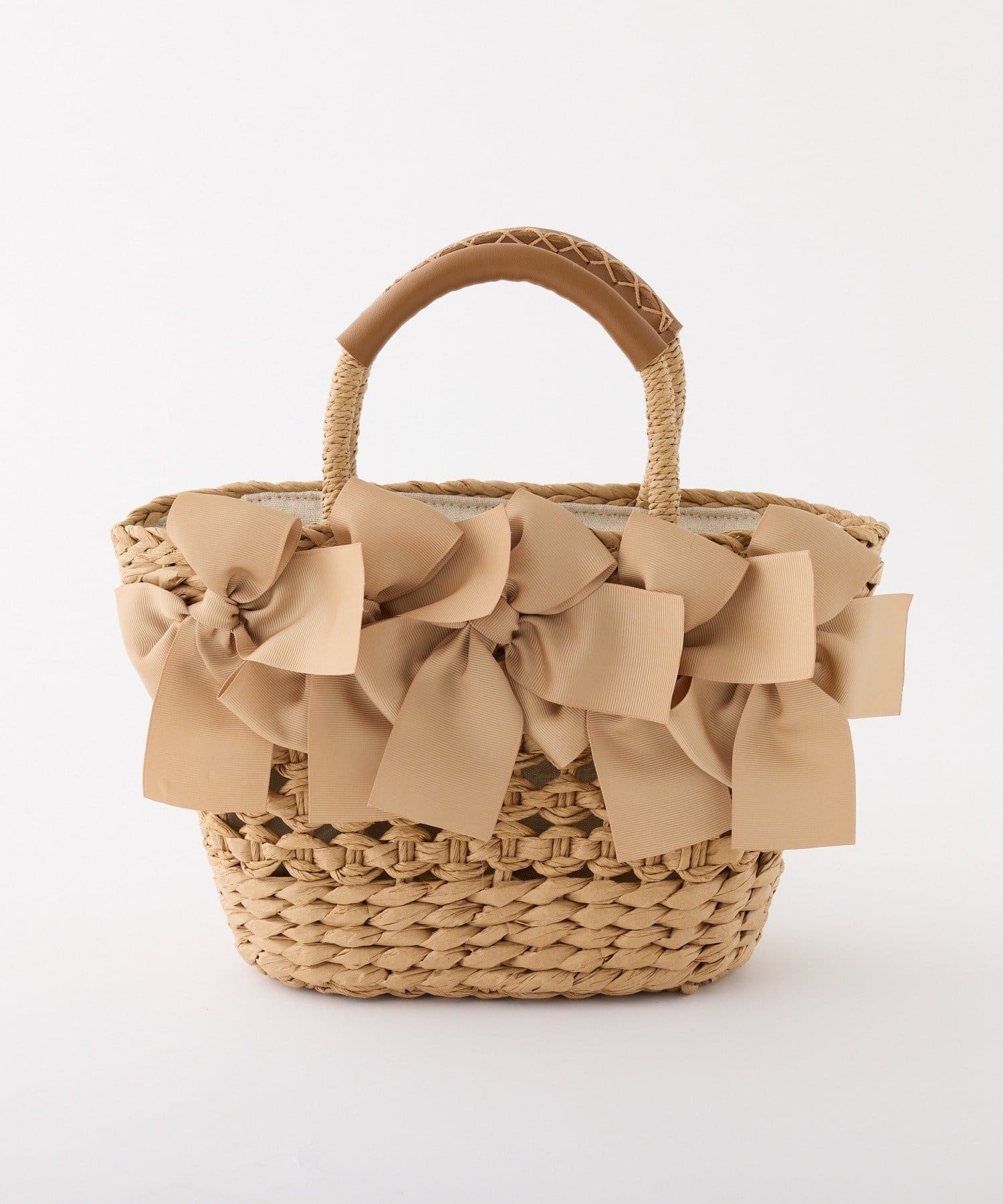 NICE CLAUP / OLIVE des OLIVE OUTLET(ナイスクラップ  / オリーブ デ オリーブ アウトレット) 【one after another】リボン付きペーパーバッグ