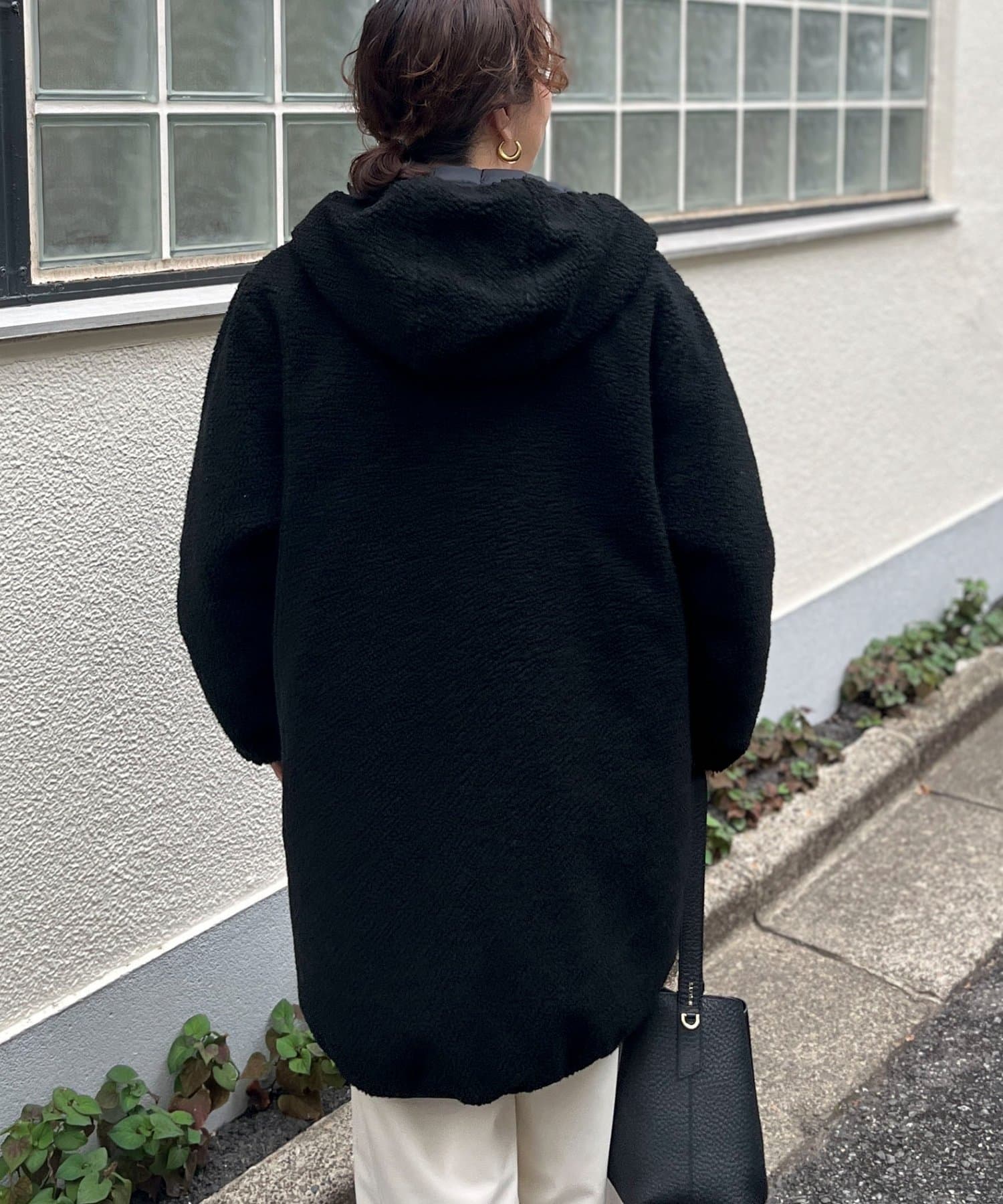 NOLLEY'S(ノーリーズ) ◇【WEB限定】【TAION】ボア×ダウンフードロングダ(リバーシブル)