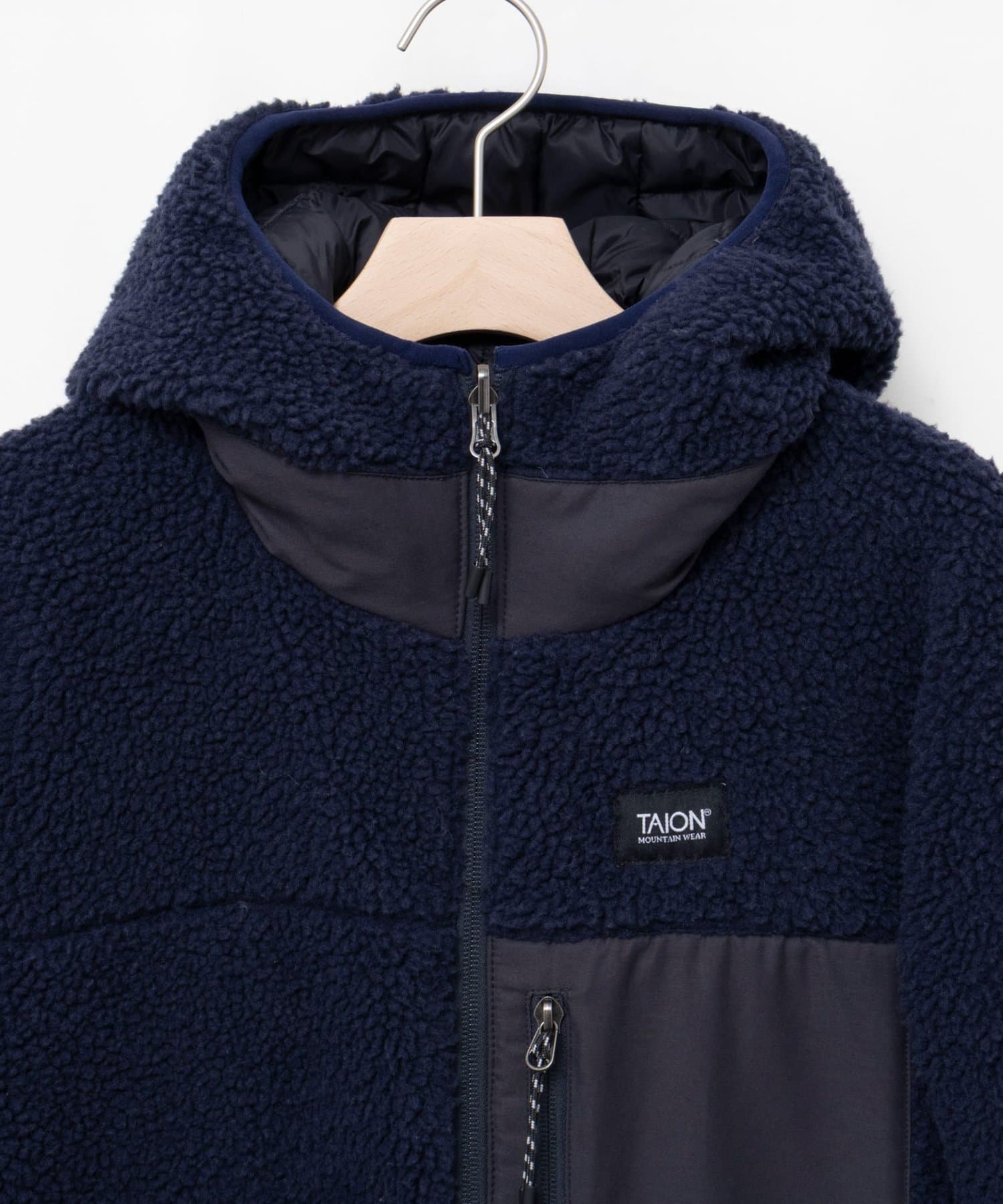 NOLLEY'S(ノーリーズ) ◇【WEB限定】【TAION】ボア×ダウンフーミドル丈ダウン(リバーシブル)