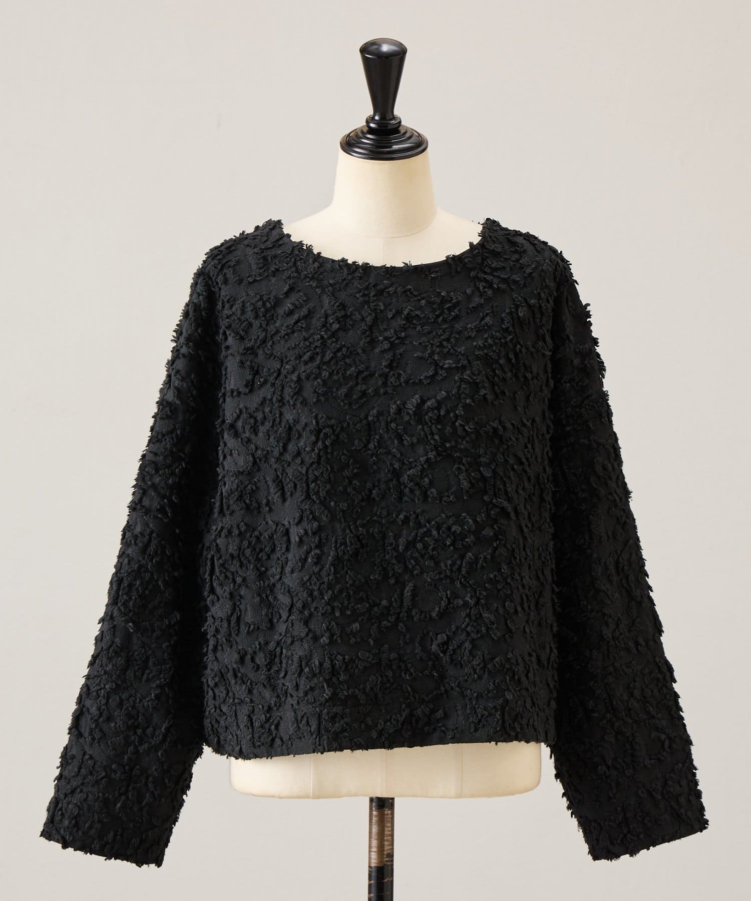 BEARDSLEY(ビアズリー) もこもこ花ジャガードプルオーバー《15 quinze》