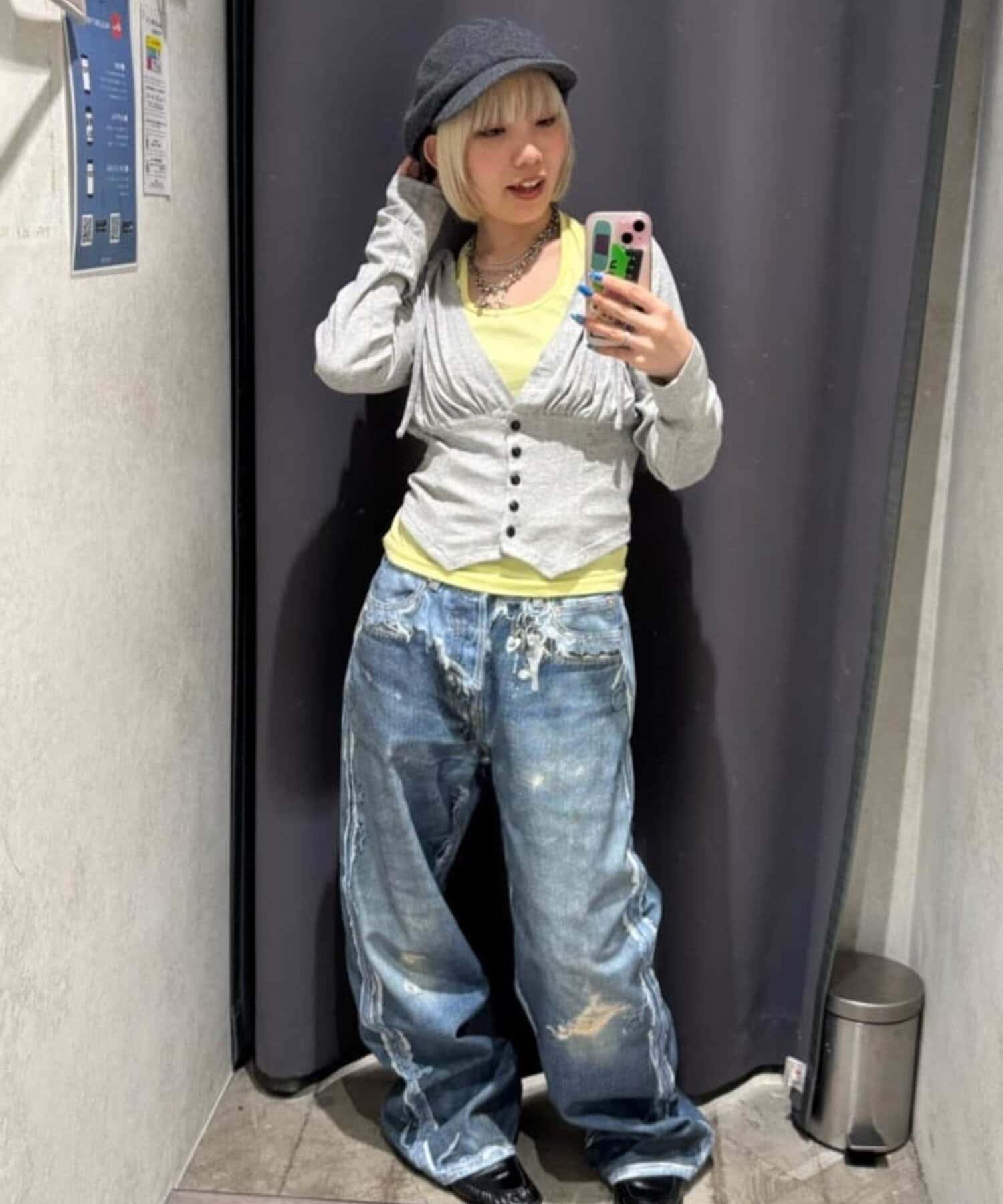 WHO’S WHO gallery(フーズフーギャラリー) 【26AW LOOK掲載品番】コルセットフーディ