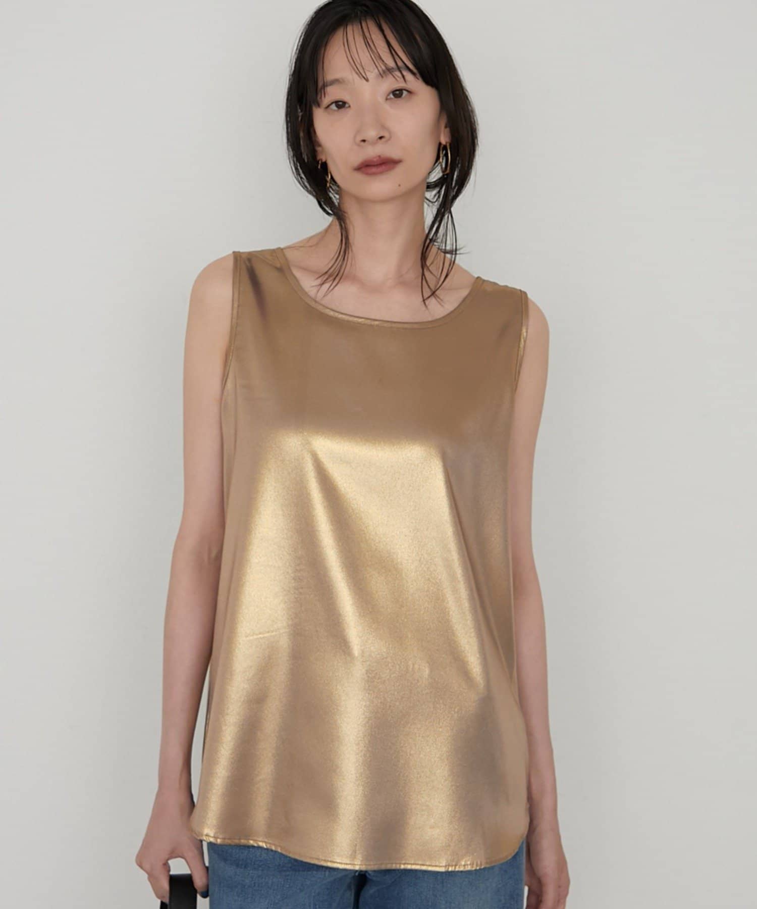 LOUNGEDRESS(ラウンジドレス) 【earthy_/アーシー】シャイニータンク