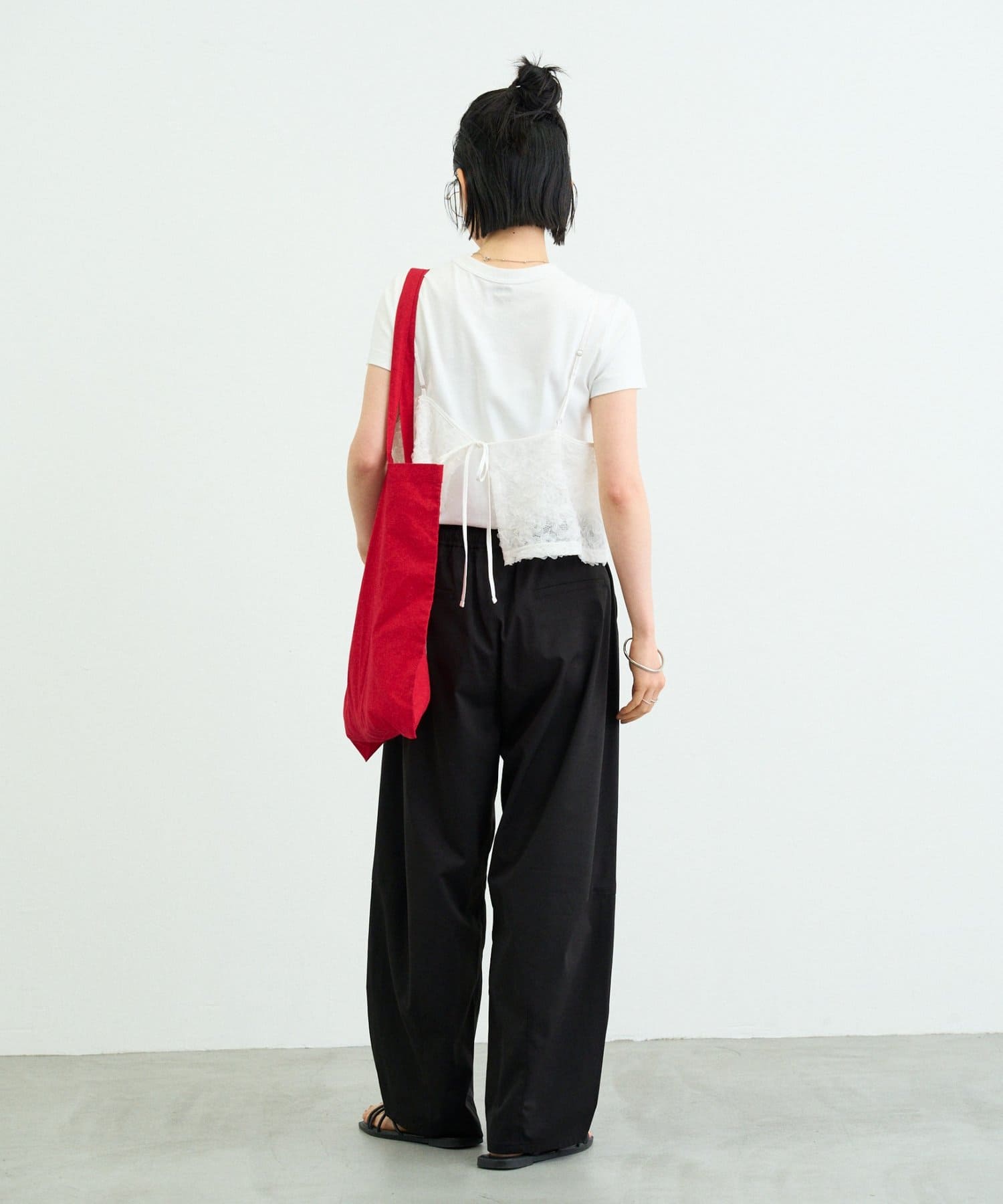 CIAOPANIC TYPY(チャオパニックティピー) 【WEB限定】切替バレルイージーパンツ
