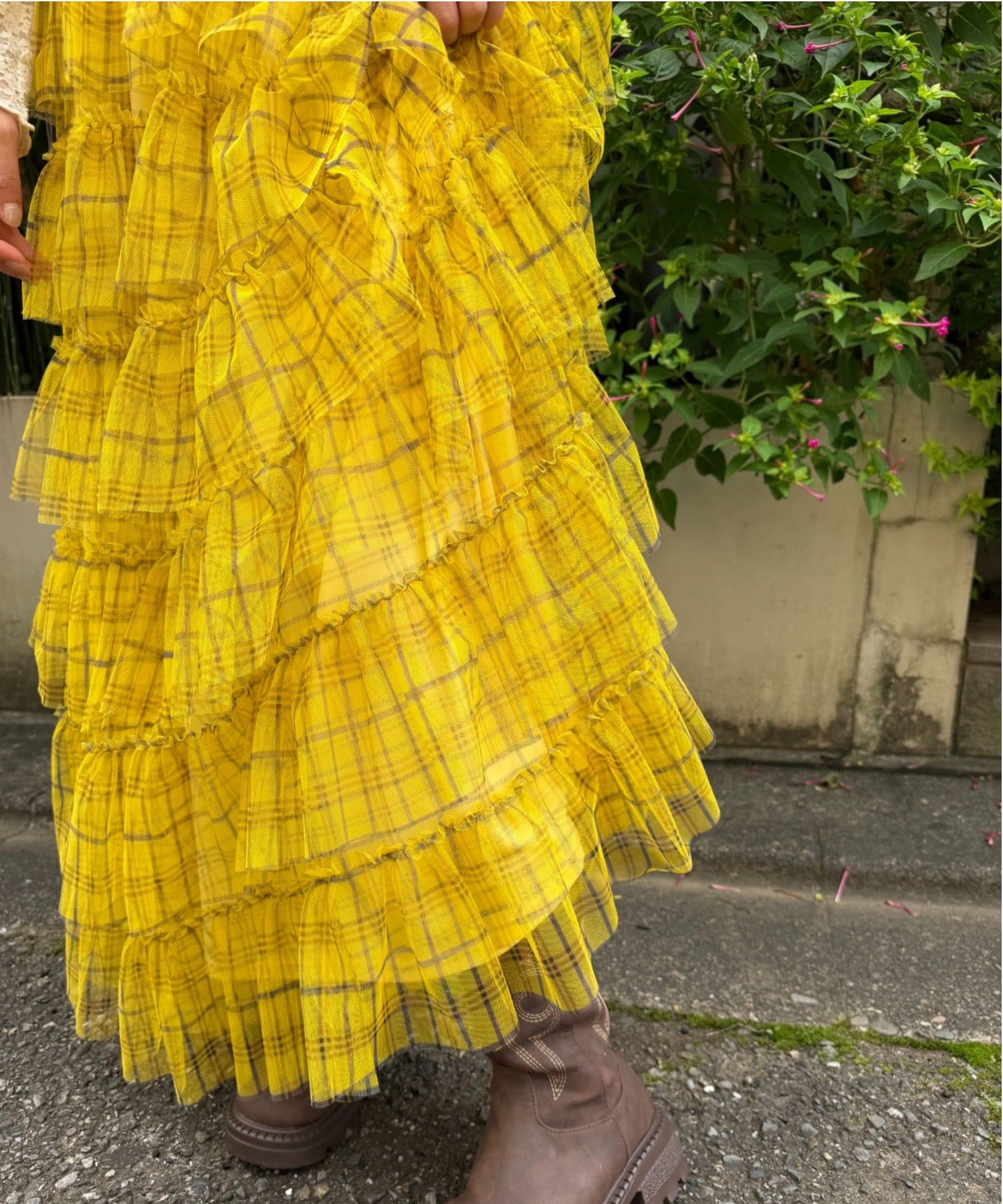 w closet(ダブルクローゼット) 《お気に入り登録累計1.5万越え》【新色追加】【一部カラー2サイズ展開に！】フリルティアードジャンパースカート