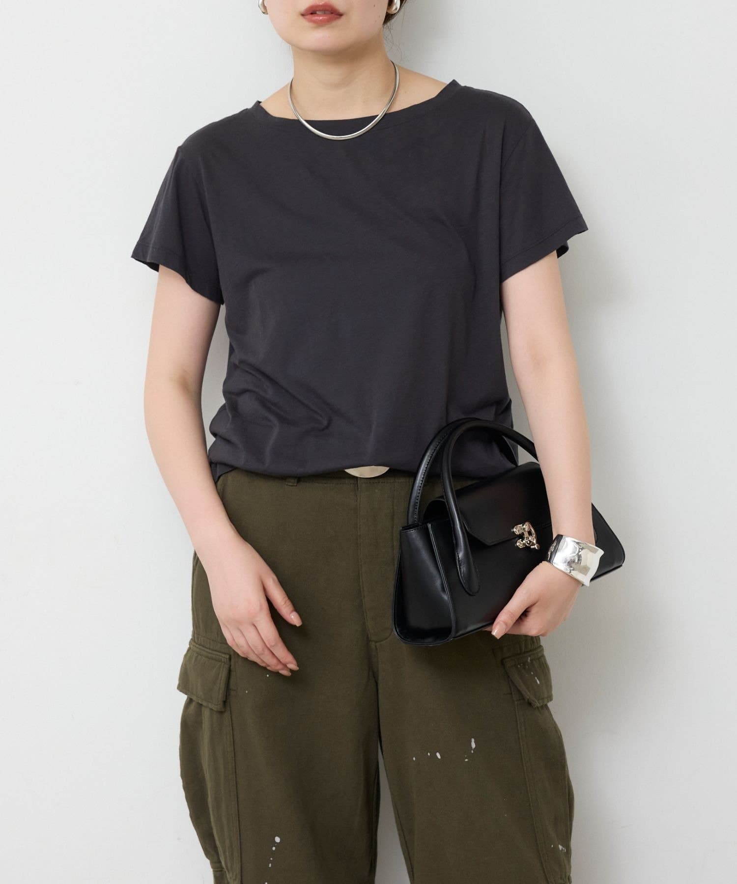 GALLARDAGALANTE(ガリャルダガランテ) クルーネックTシャツ