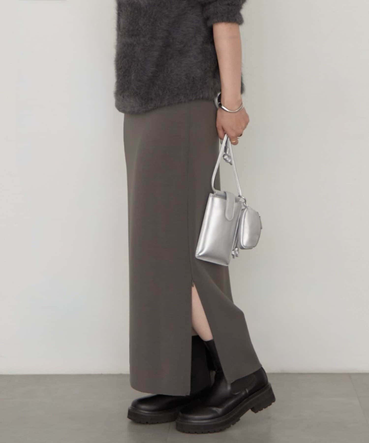 LOUNGEDRESS(ラウンジドレス) 《WEB限定/3サイズ展開》ポンチZIPスカート
