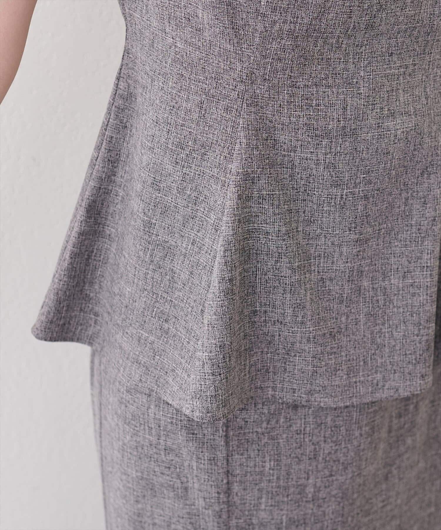 NICE CLAUP / OLIVE des OLIVE OUTLET(ナイスクラップ  / オリーブ デ オリーブ アウトレット) 【natural couture】レース切替ペプラムTOPS