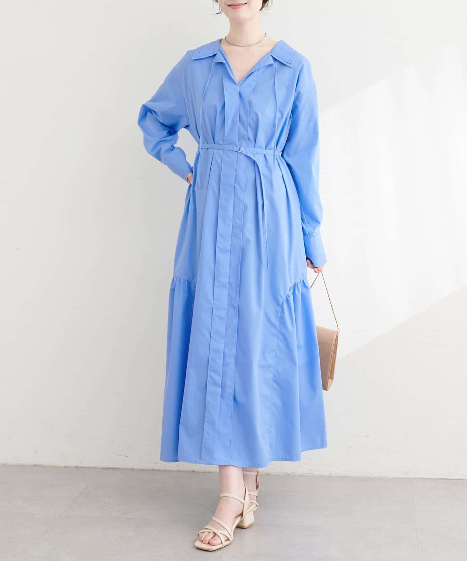 NICE CLAUP / OLIVE des OLIVE OUTLET(ナイスクラップ  / オリーブ デ オリーブ アウトレット) 【natural couture】マルチWAYシャツワンピ