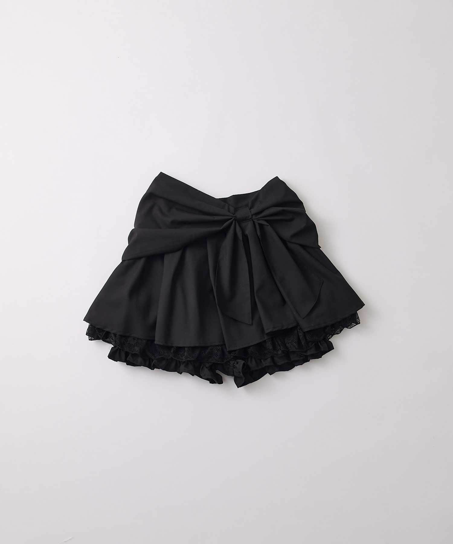 Belle Charme(ベルシャルム) Big Ribbon Frill Skirt