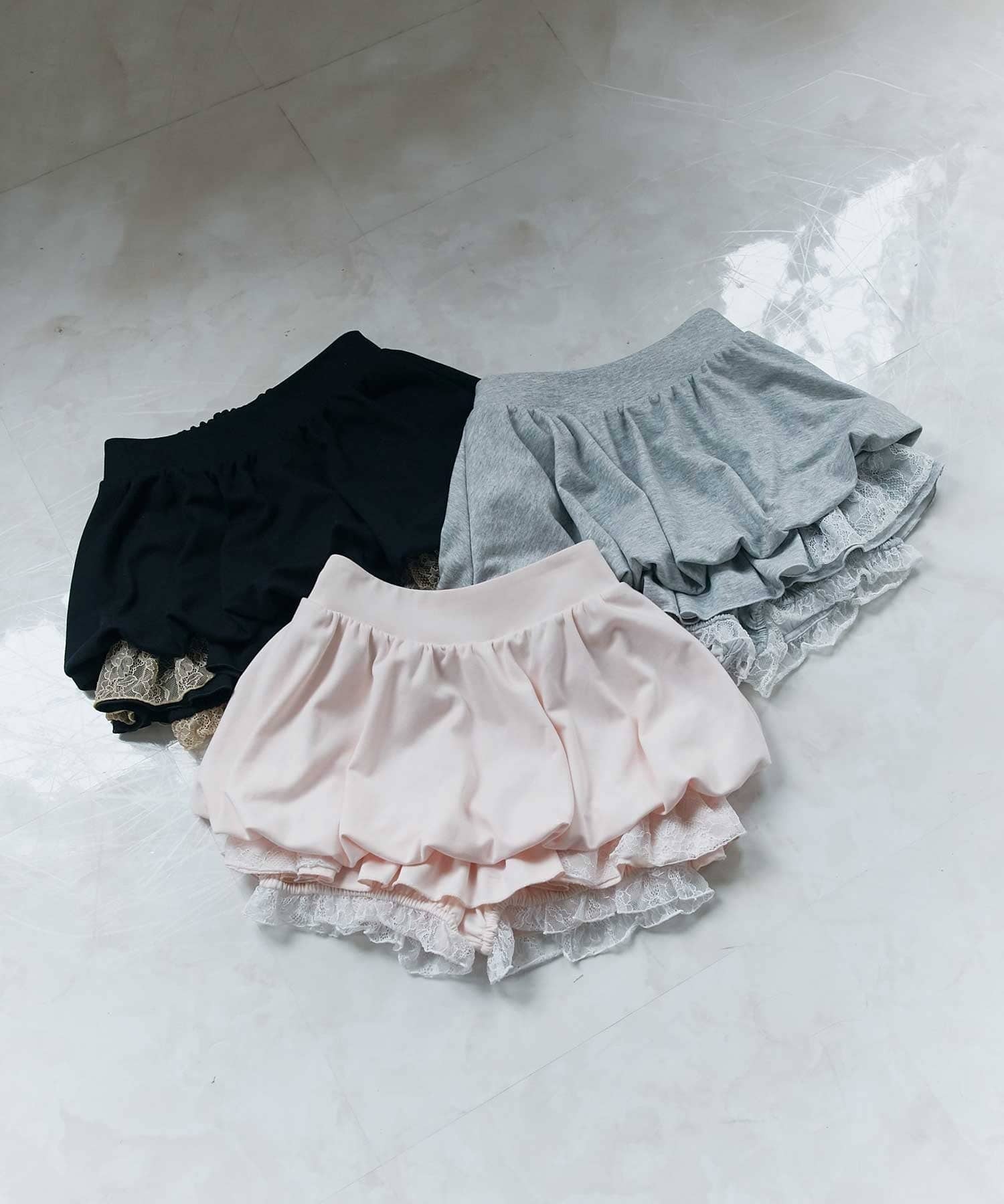 Belle Charme(ベルシャルム) Balloon Sweat Skirt