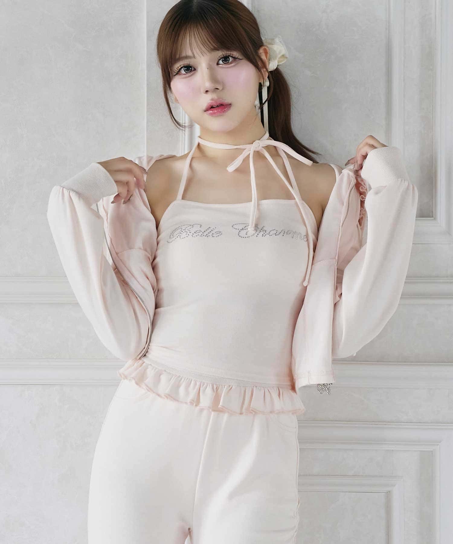 Belle Charme(ベルシャルム) Jewel Logo Halter Inner