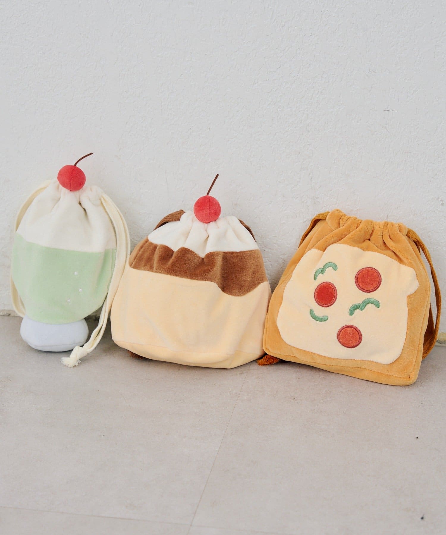 NICE CLAUP / OLIVE des OLIVE OUTLET(ナイスクラップ  / オリーブ デ オリーブ アウトレット) 【RMAF】もちもち喫茶巾着ポーチ