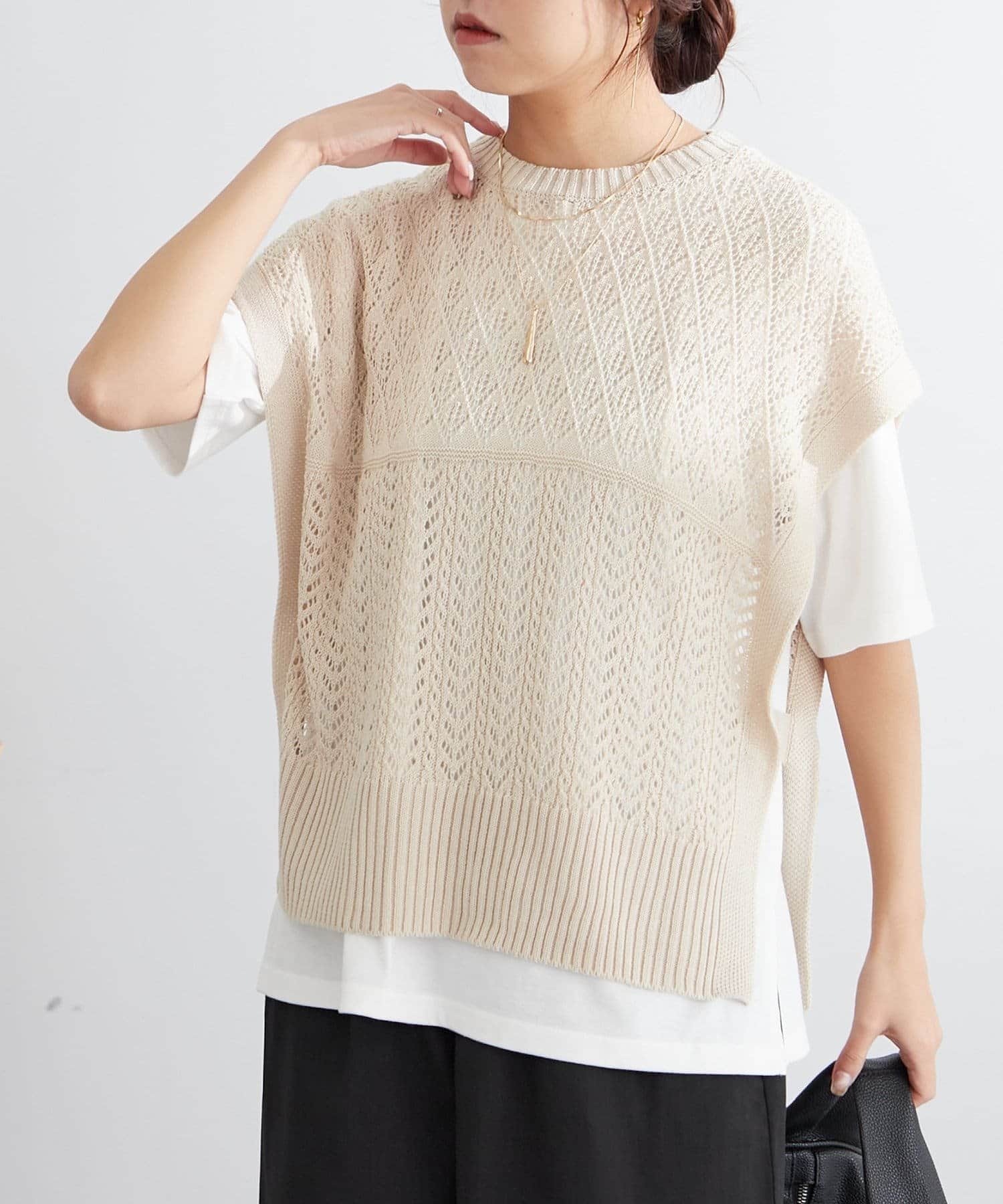 NICE CLAUP / OLIVE des OLIVE OUTLET(ナイスクラップ  / オリーブ デ オリーブ アウトレット) 【ｎａｏ】２枚SETトップス