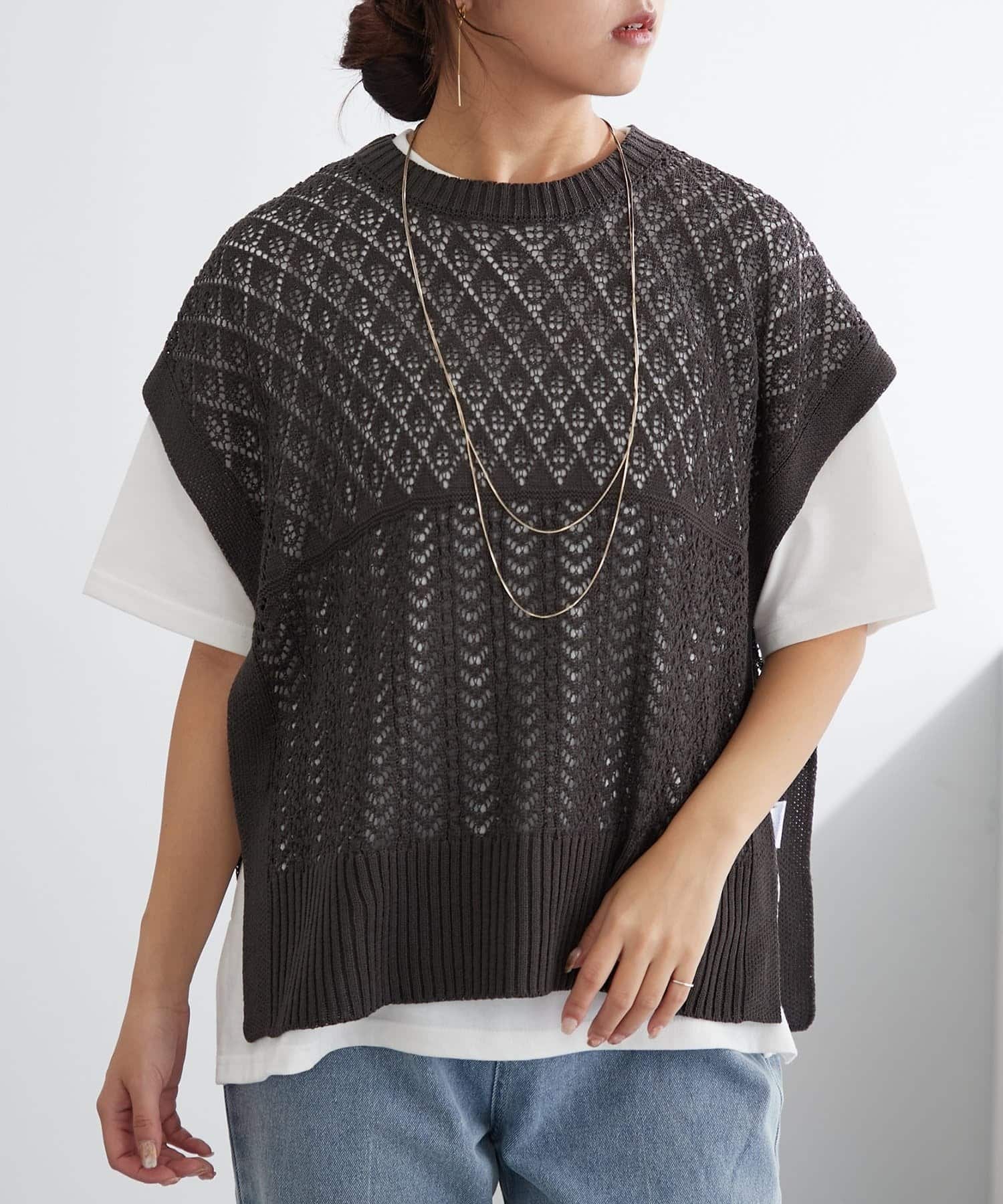 NICE CLAUP / OLIVE des OLIVE OUTLET(ナイスクラップ  / オリーブ デ オリーブ アウトレット) 【ｎａｏ】２枚SETトップス