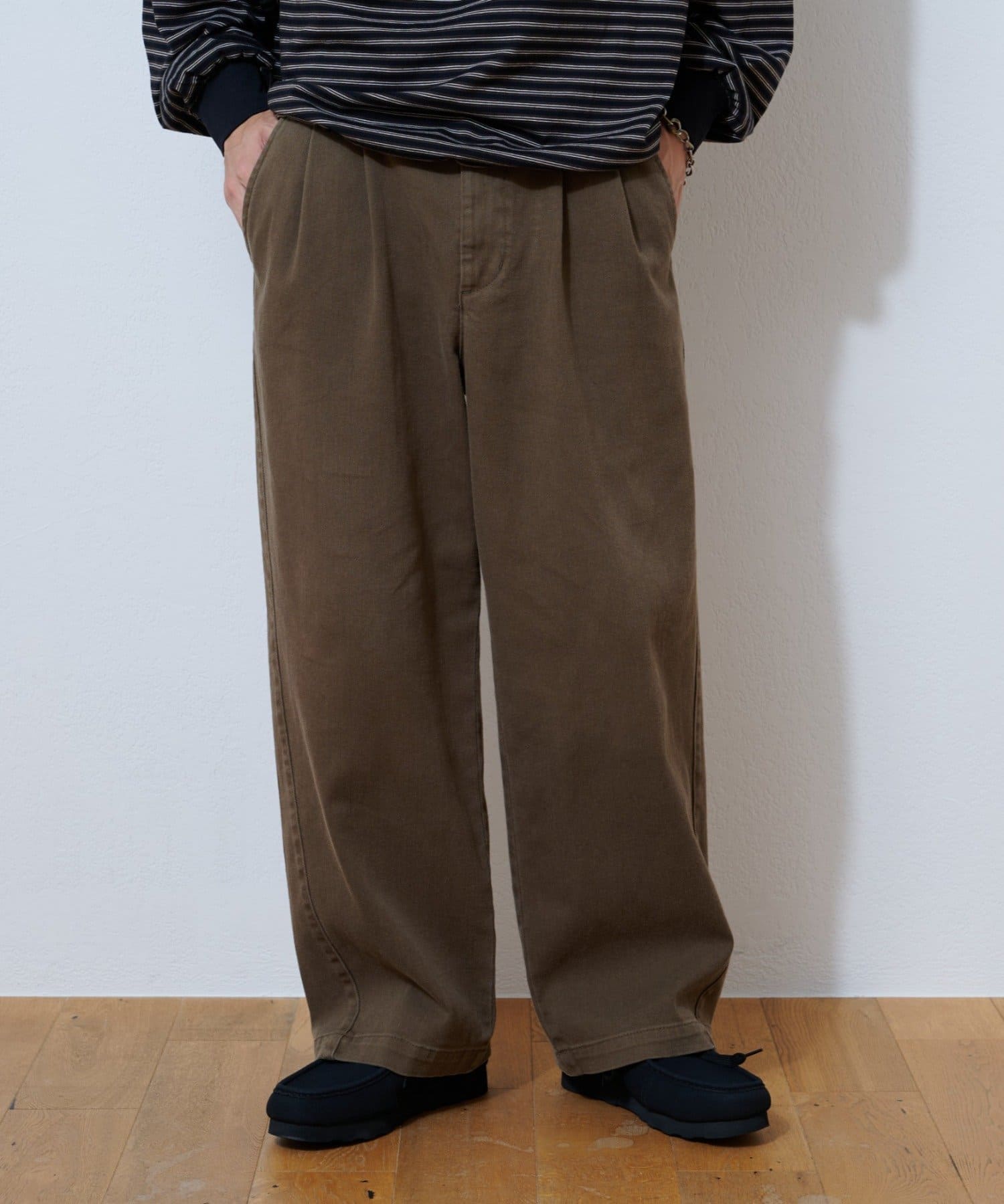 CIAOPANIC TYPY(チャオパニックティピー) ハイパーストレッチツイストタックデニム