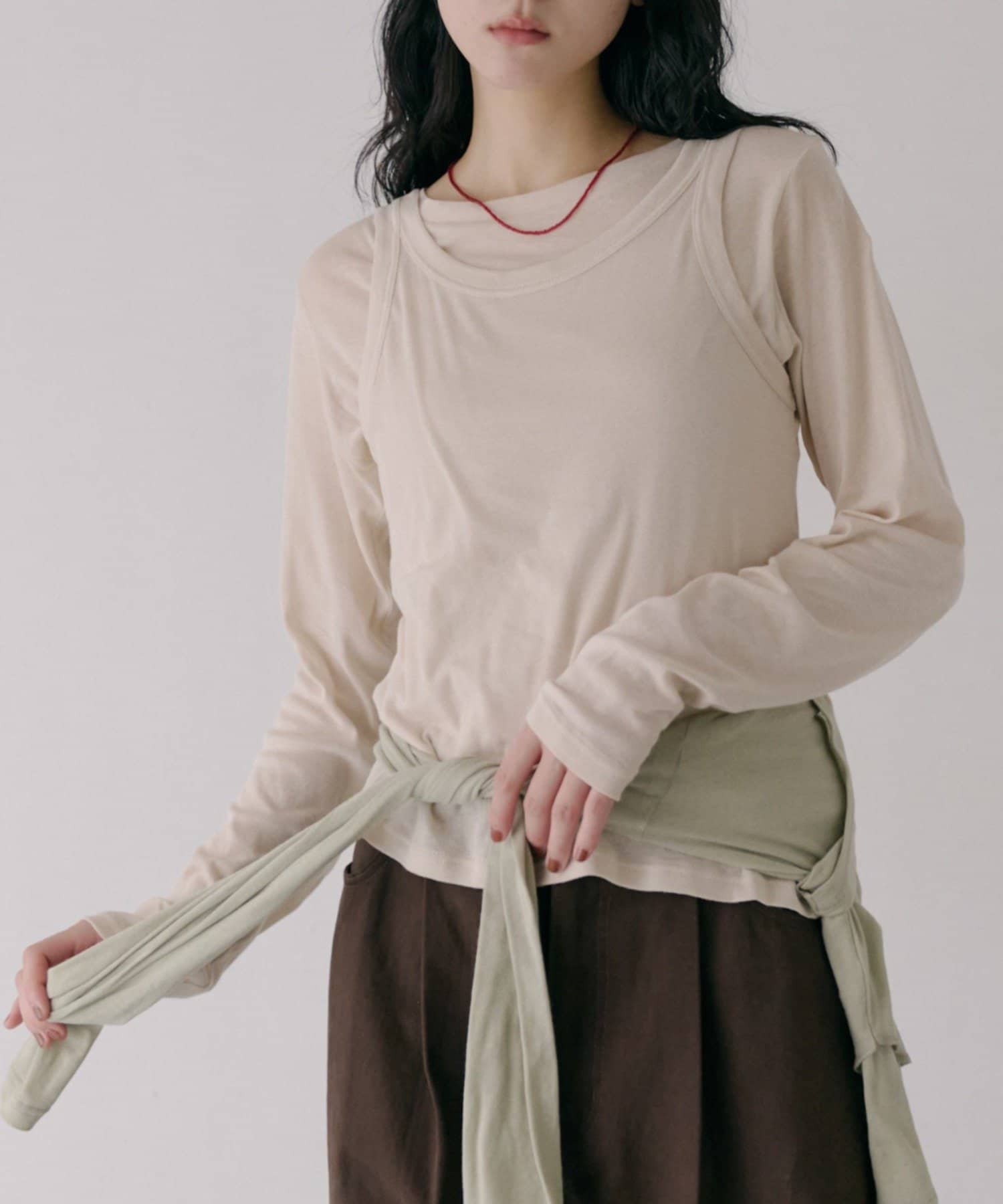 COLONY 2139(コロニー トゥーワンスリーナイン) タンクトップ＆長袖レイヤードTシャツ