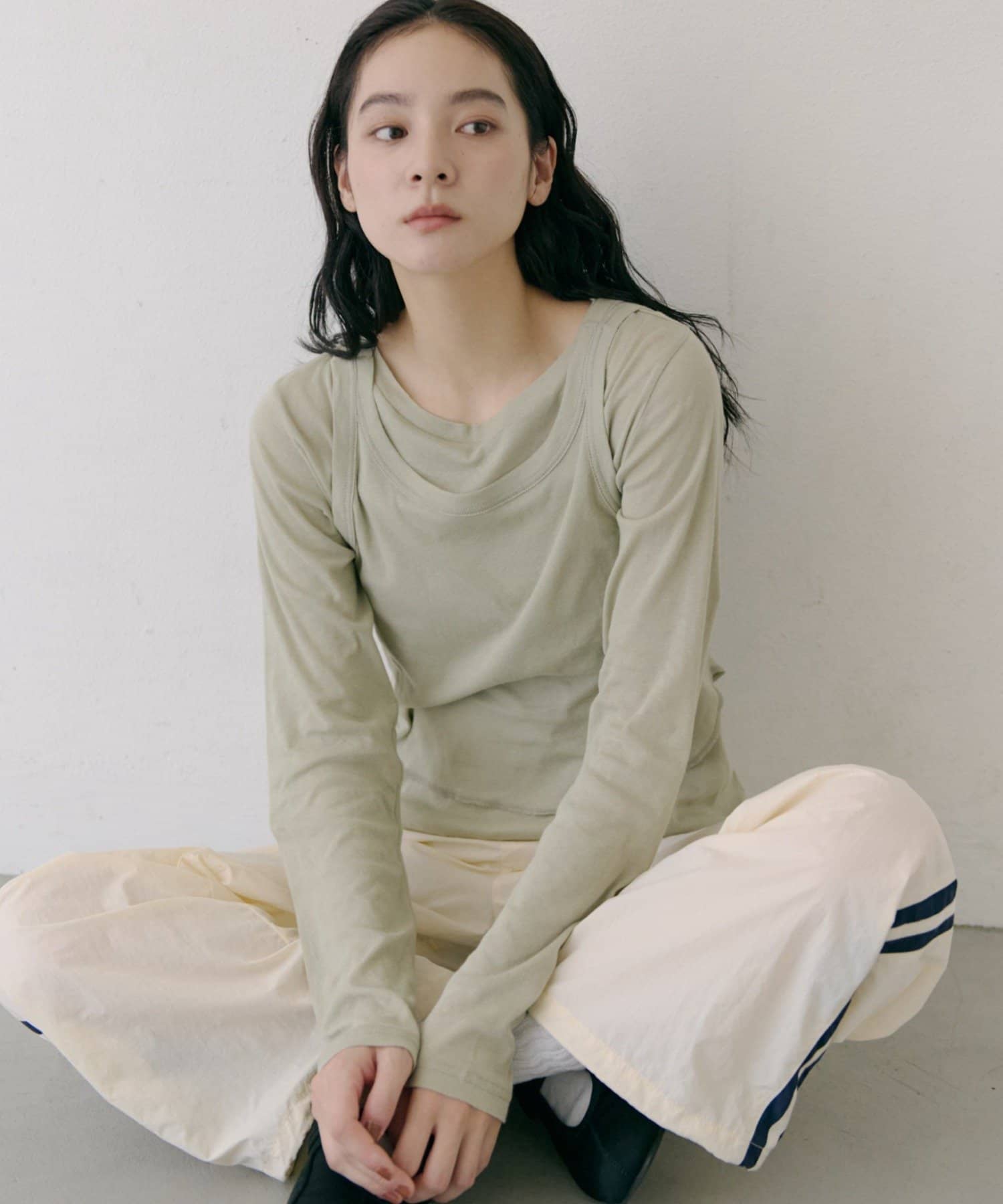 COLONY 2139(コロニー トゥーワンスリーナイン) タンクトップ＆長袖レイヤードTシャツ