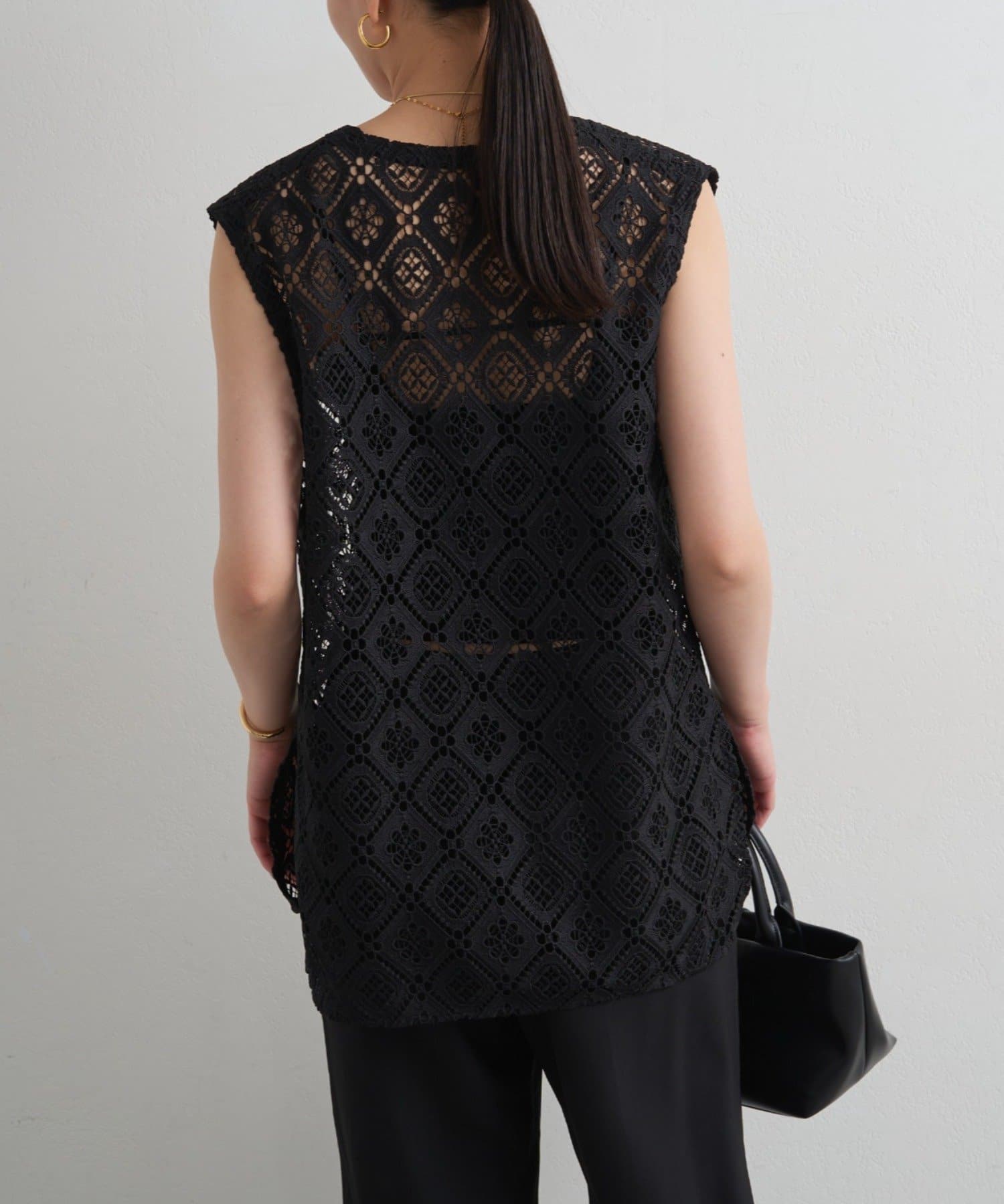 OUTLET(アウトレット) 【Loungedress】レースジレ