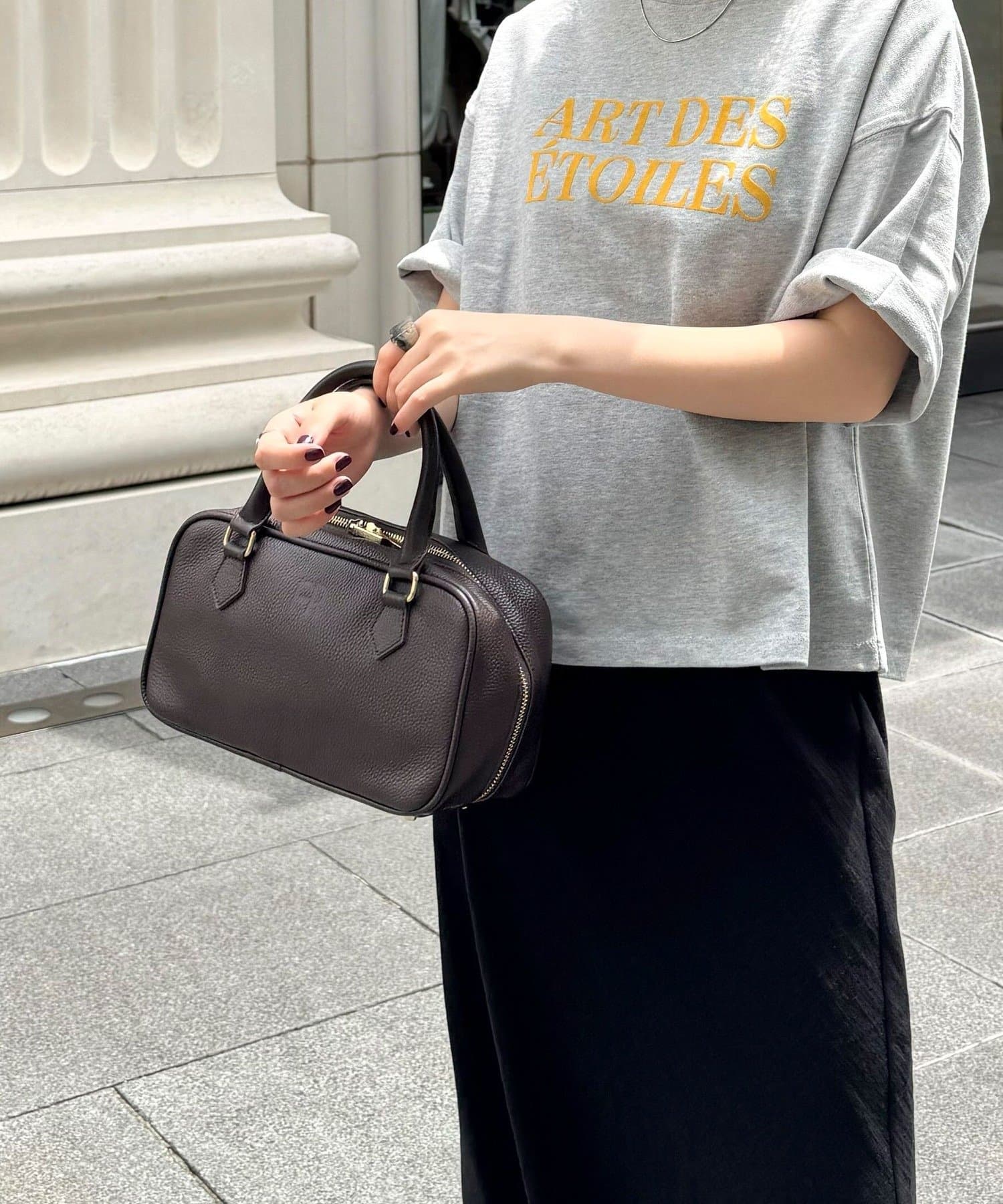FREDY & GLOSTER(フレディ アンド グロスター) FR横長レザーボストンバッグ