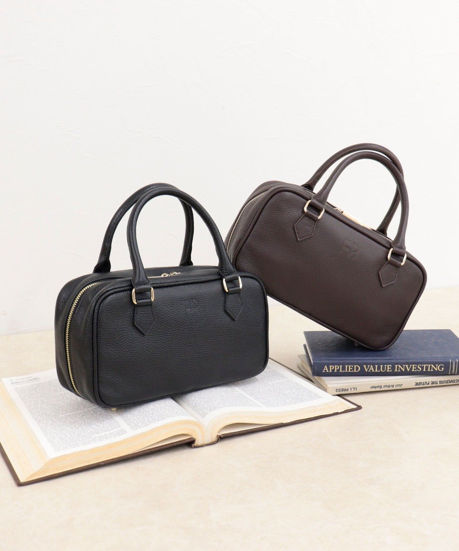 FREDY & GLOSTER(フレディ アンド グロスター) FR横長レザーボストンバッグ