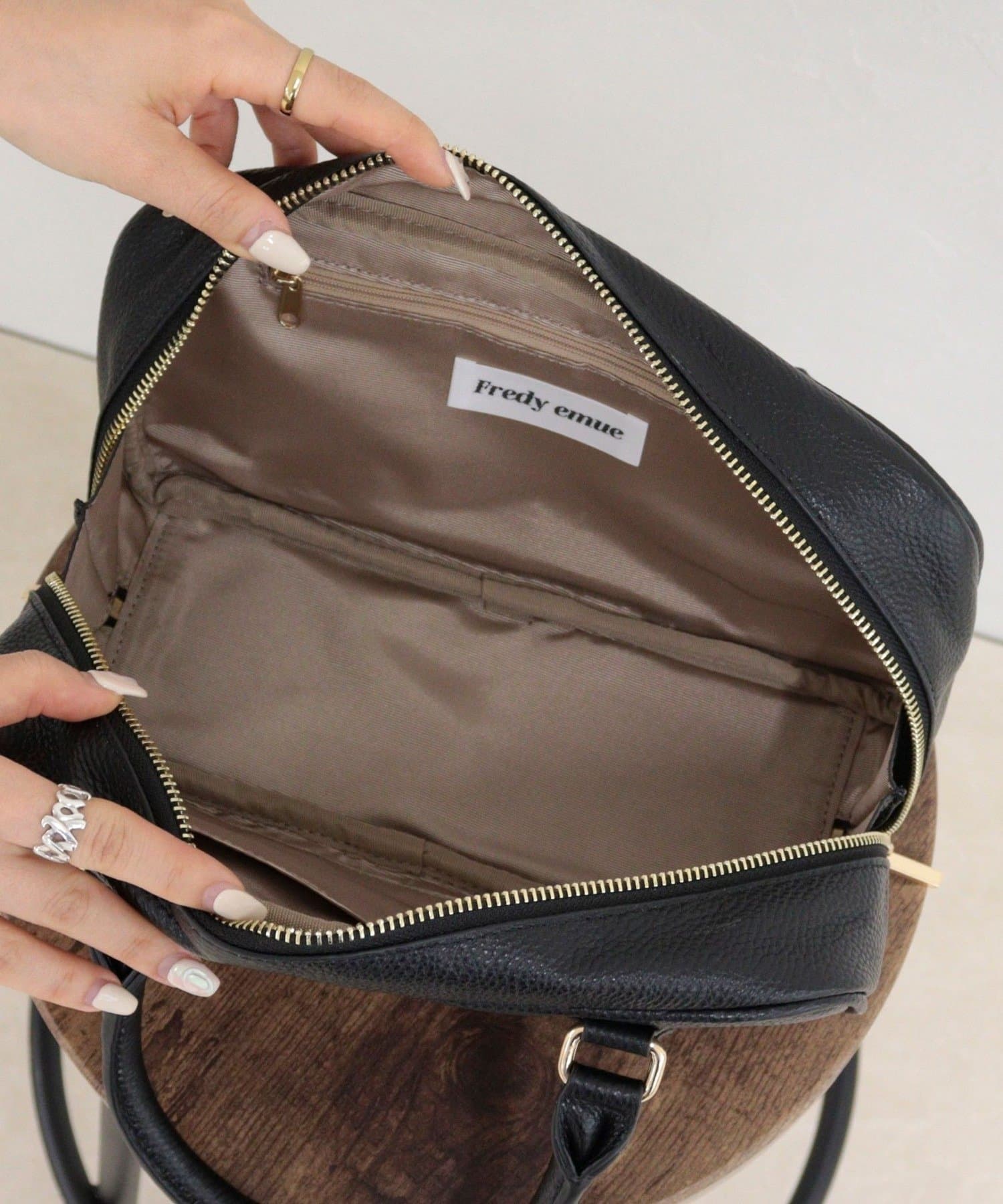 FREDY & GLOSTER(フレディ アンド グロスター) FR横長レザーボストンバッグ