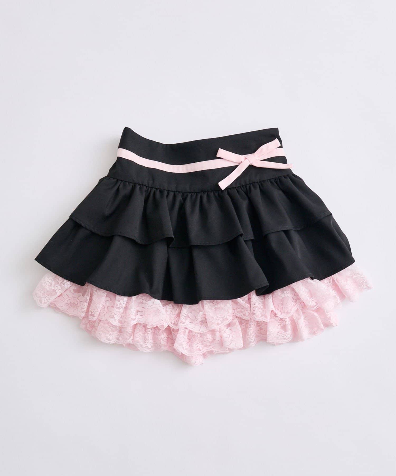 OLIVE des OLIVE(オリーブ デ オリーブ) 【インフルエンサー企画】miko race layered skirt