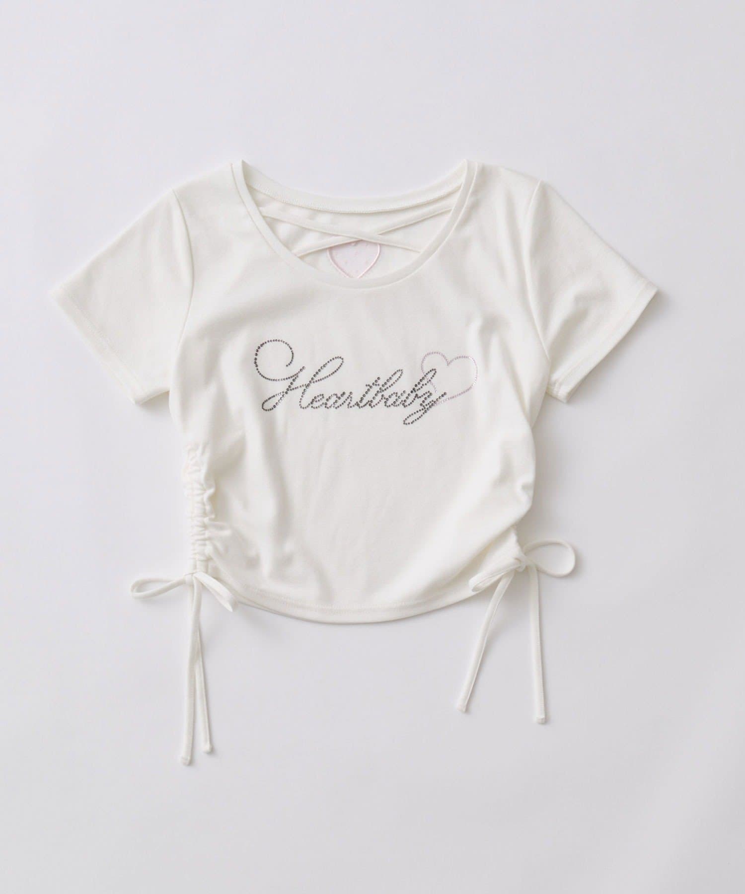OLIVE des OLIVE(オリーブ デ オリーブ) きらきらロゴドロストTシャツ