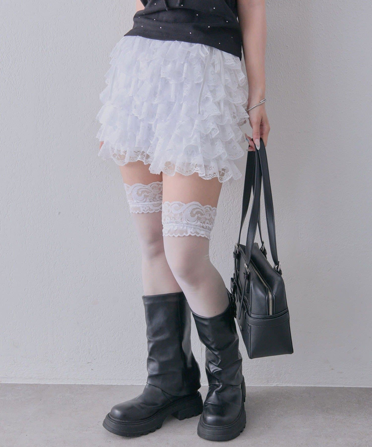 レースリボンショートパンツ | OLIVE des OLIVE(オリーブ デ オリーブ
