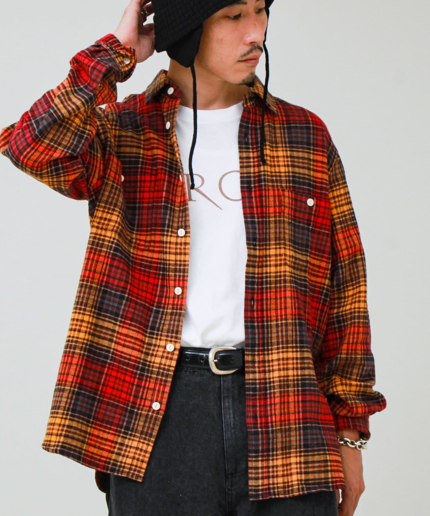 FREDY & GLOSTER(フレディ アンド グロスター) ヘビーフランネル チェックシャツ