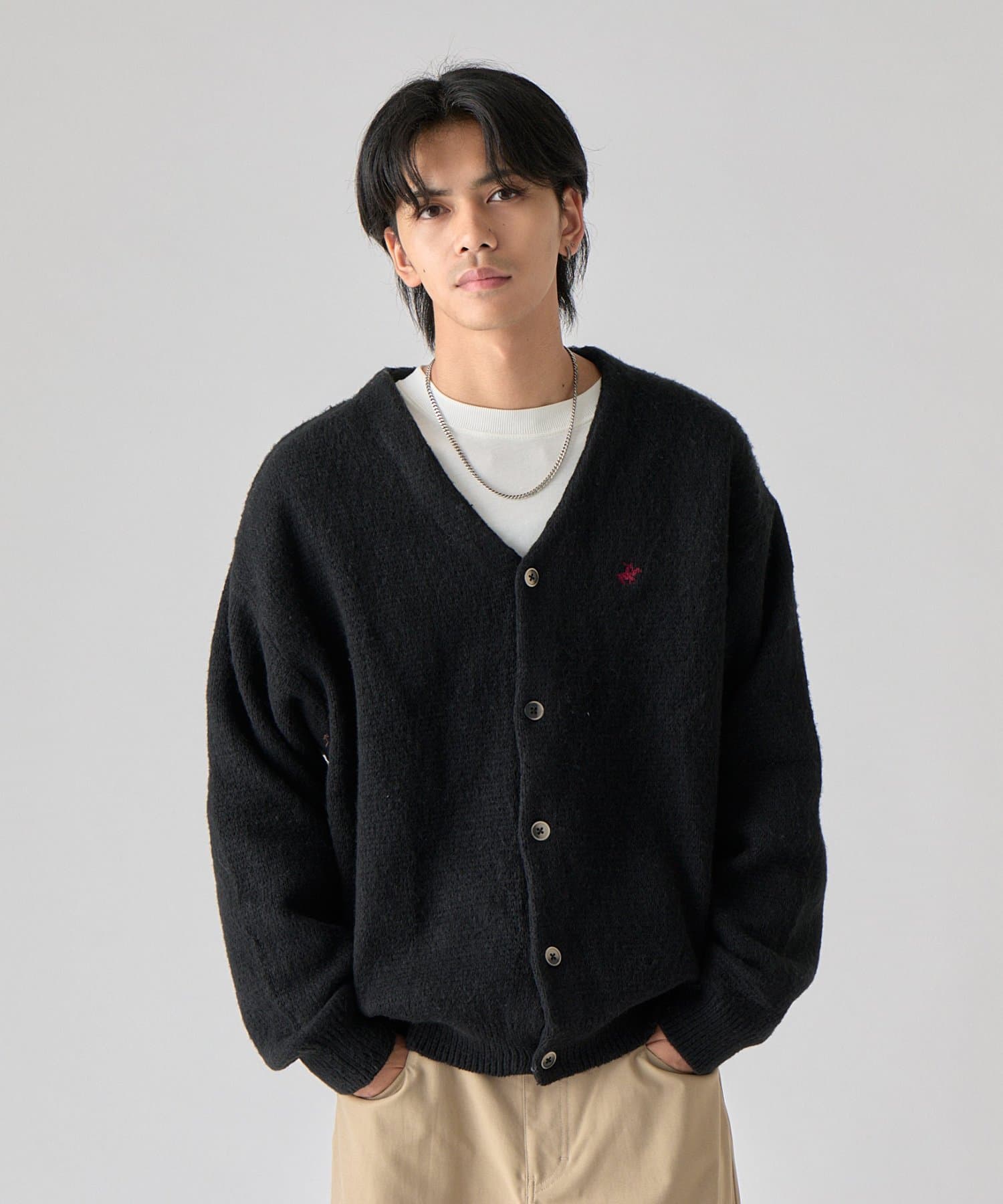 -goocy-(グーシー) 【BHPC】モヘアタッチニットカーディガン