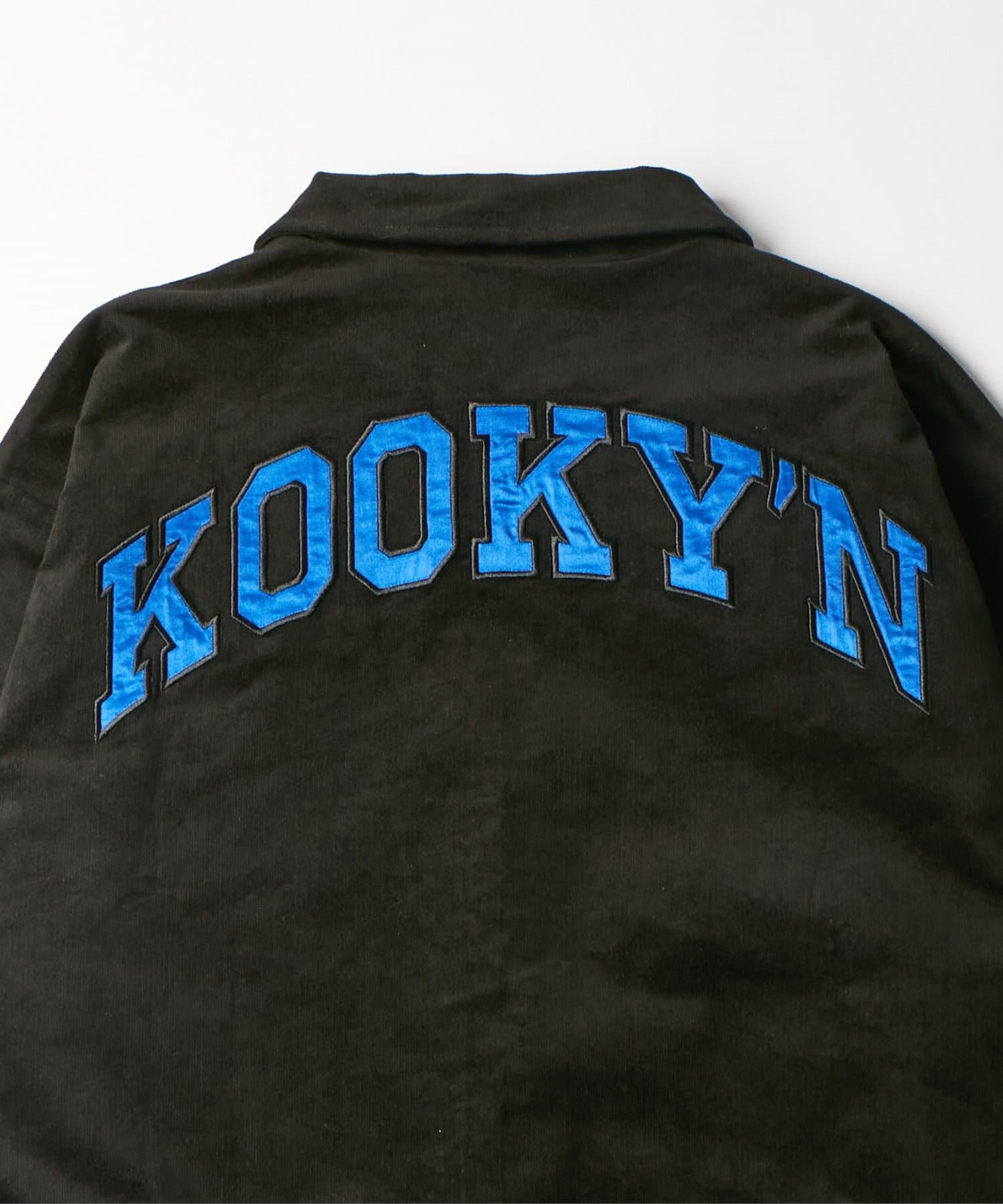 最終お値下げチェスティブルゾン KOOKY'N/セットアップ可】サテン刺繍コーデュロイブルゾン | WHO'S WHO