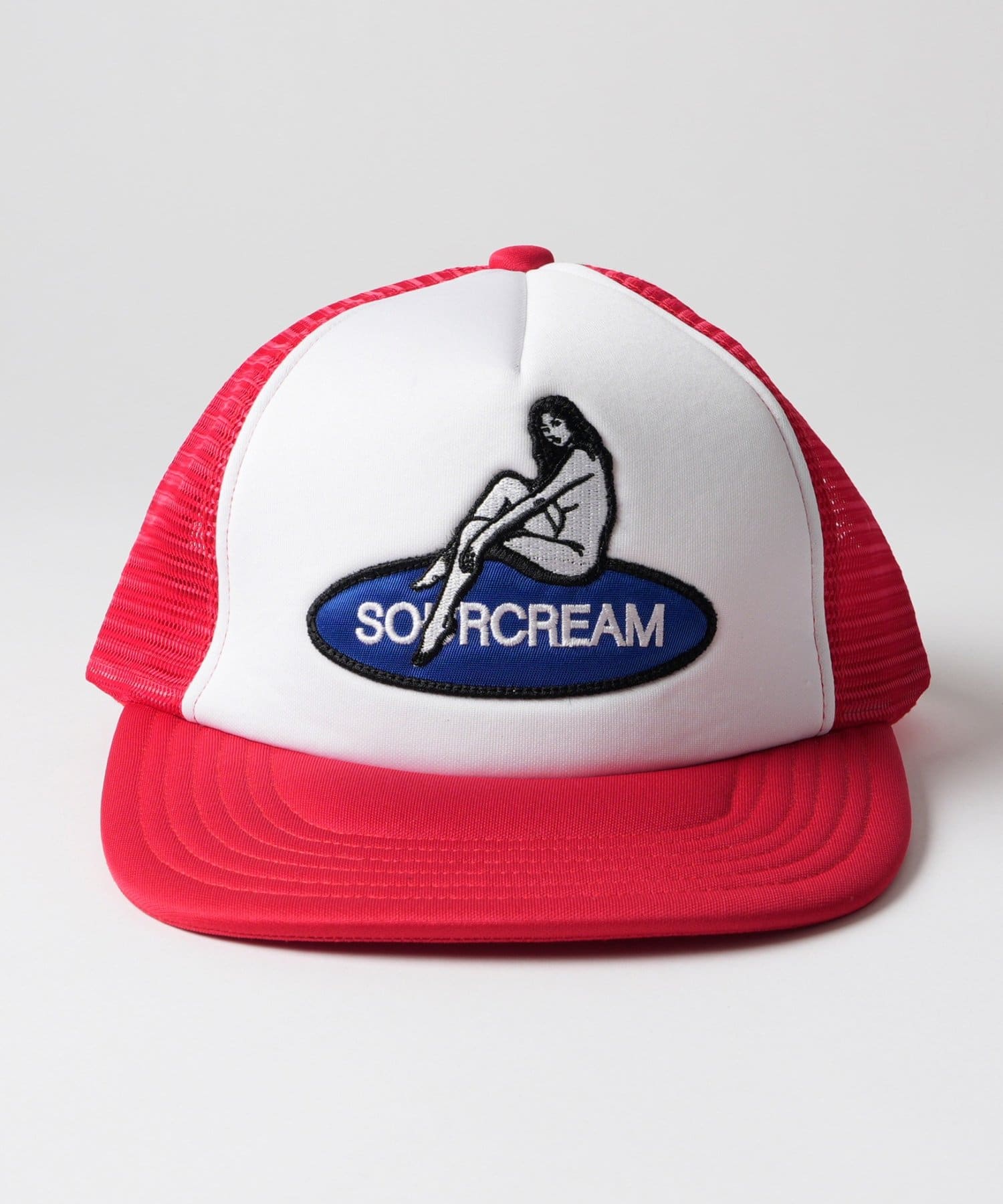 WHO’S WHO gallery(フーズフーギャラリー) 【Sourcream】girlメッシュキャップ