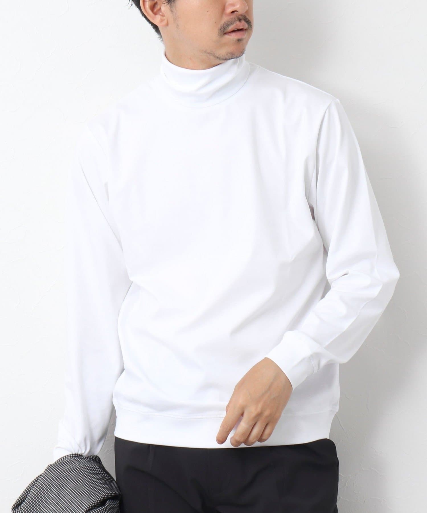 NOLLEY'S(ノーリーズ) 《ビジカジ対応》シルケットスムース タートルネック ドレスロンT 26AW