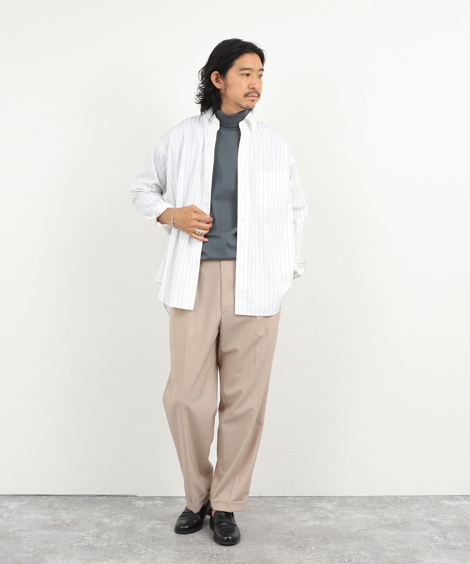NOLLEY'S(ノーリーズ) 《ビジカジ対応》シルケットスムース タートルネック ドレスロンT 26AW
