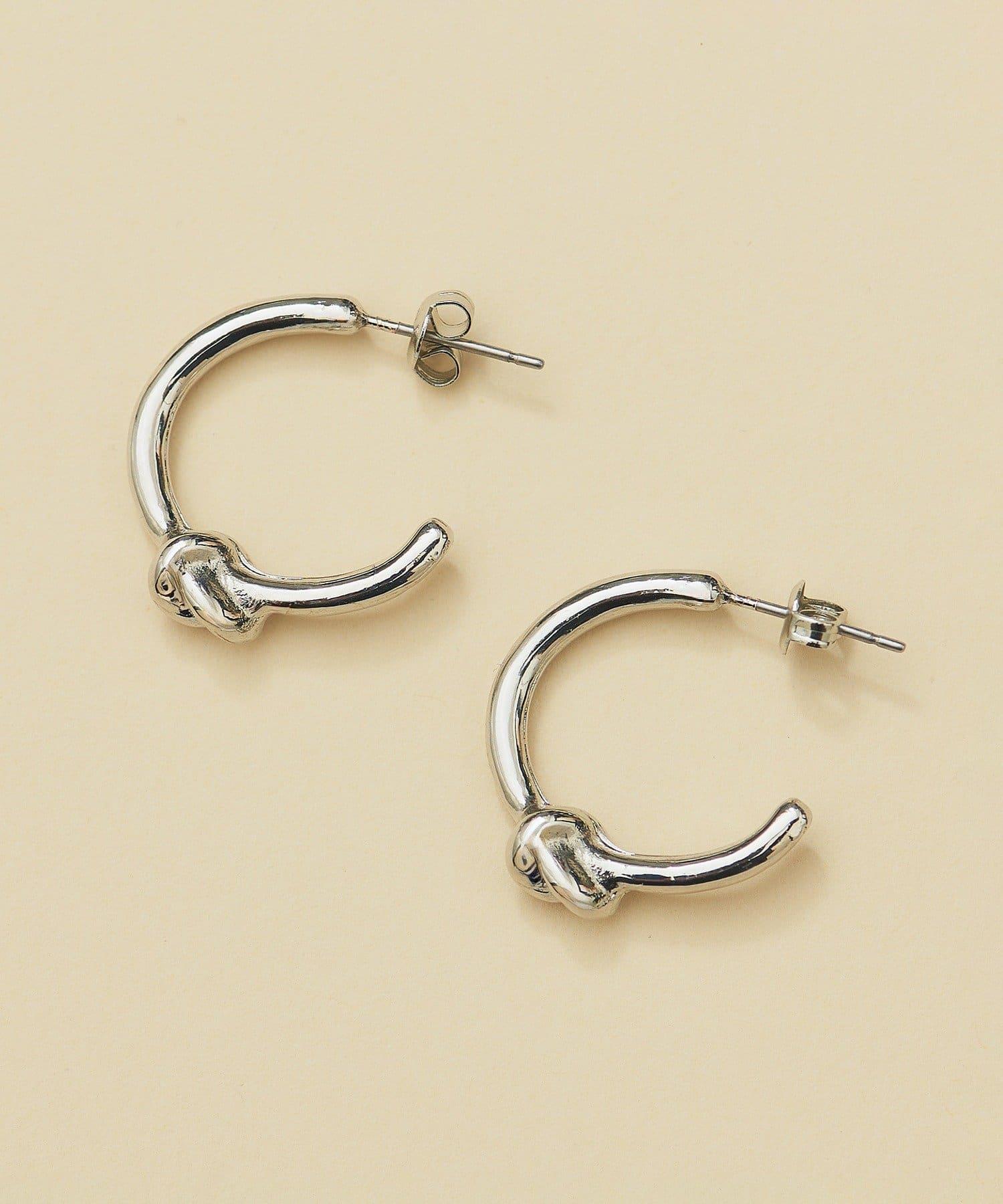 3COINS(スリーコインズ) ムスビフープピアス