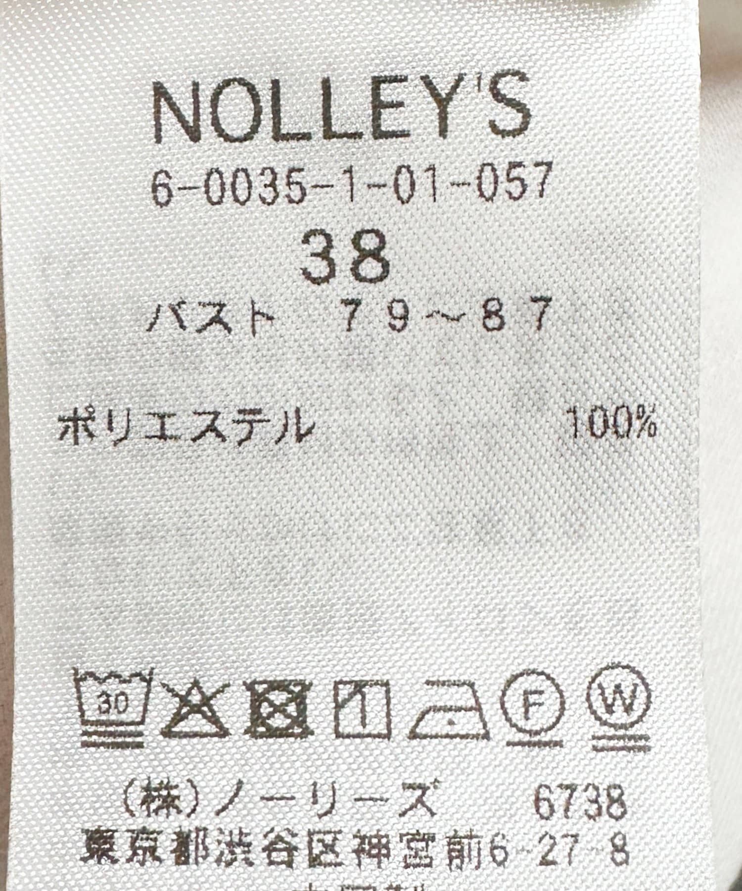 NOLLEY'S(ノーリーズ) ウォッシャブルエアリーギャザーネックブラウス