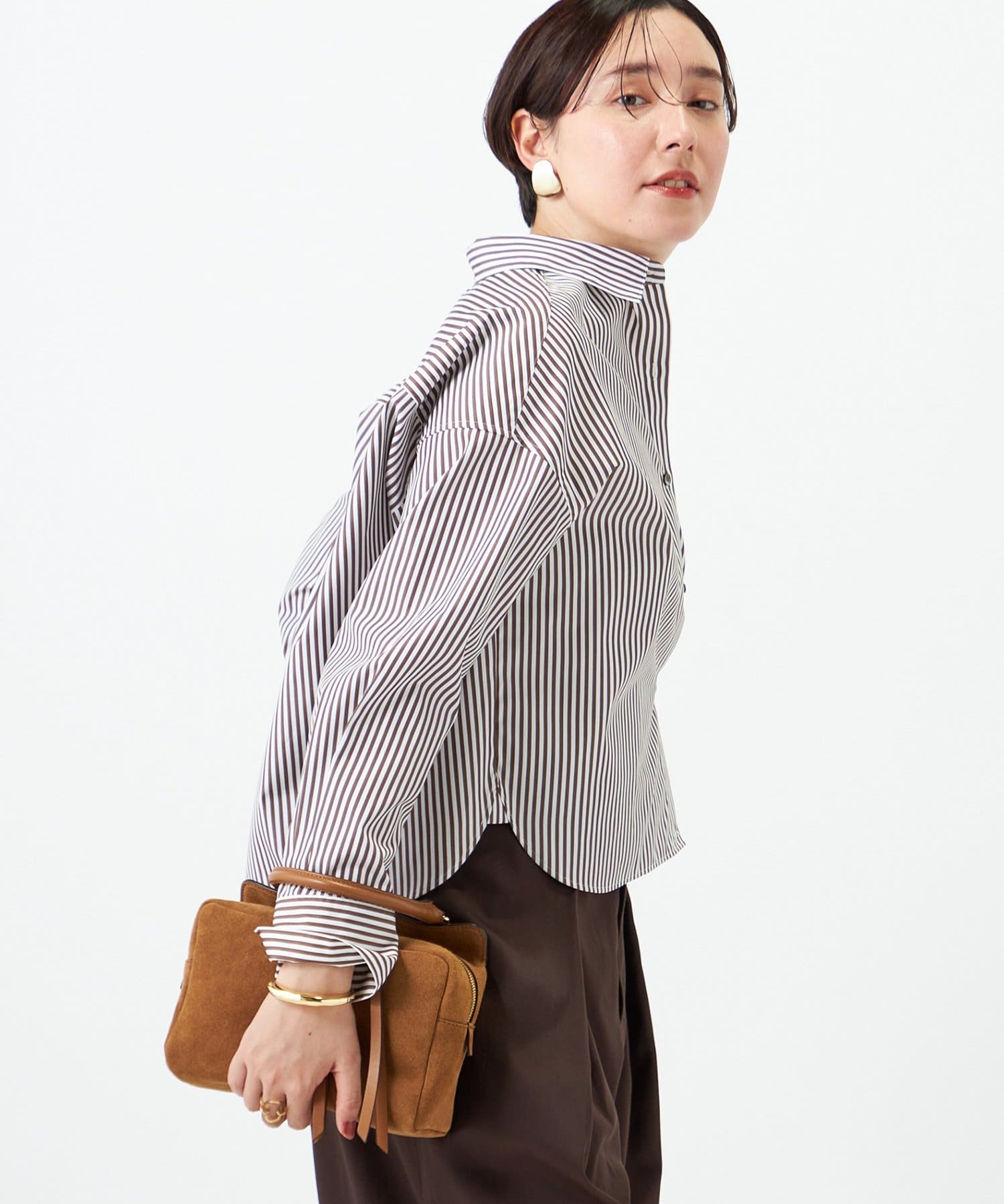NOLLEY'S(ノーリーズ) ウォッシャブルMY STANDARDショートシャツ